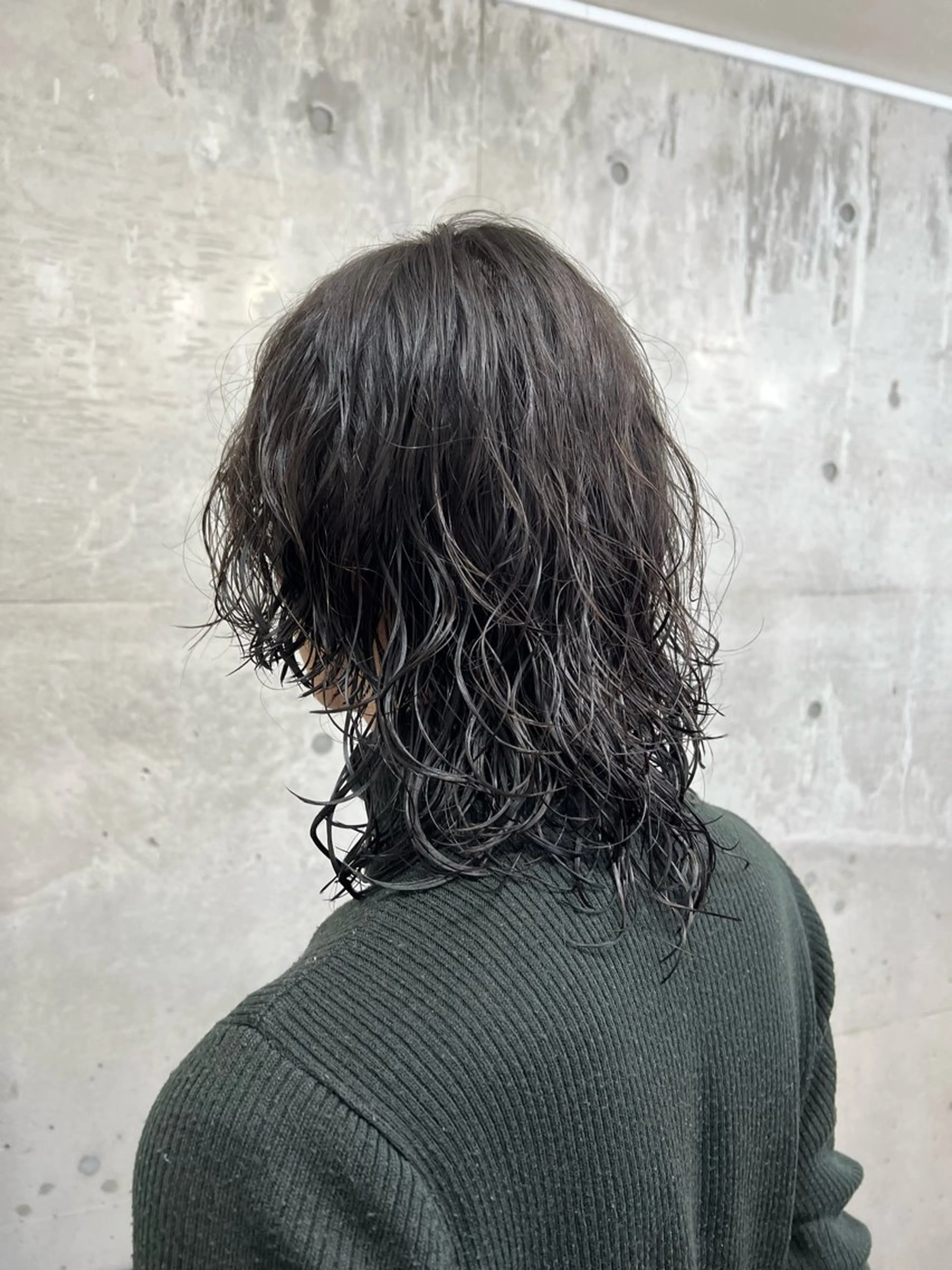 セミロング パーマ メンズ メンズパーマ セミロングパーマ スパイラルパーマ Yui/メンズカラー /シャドウパーマのヘアスタイル