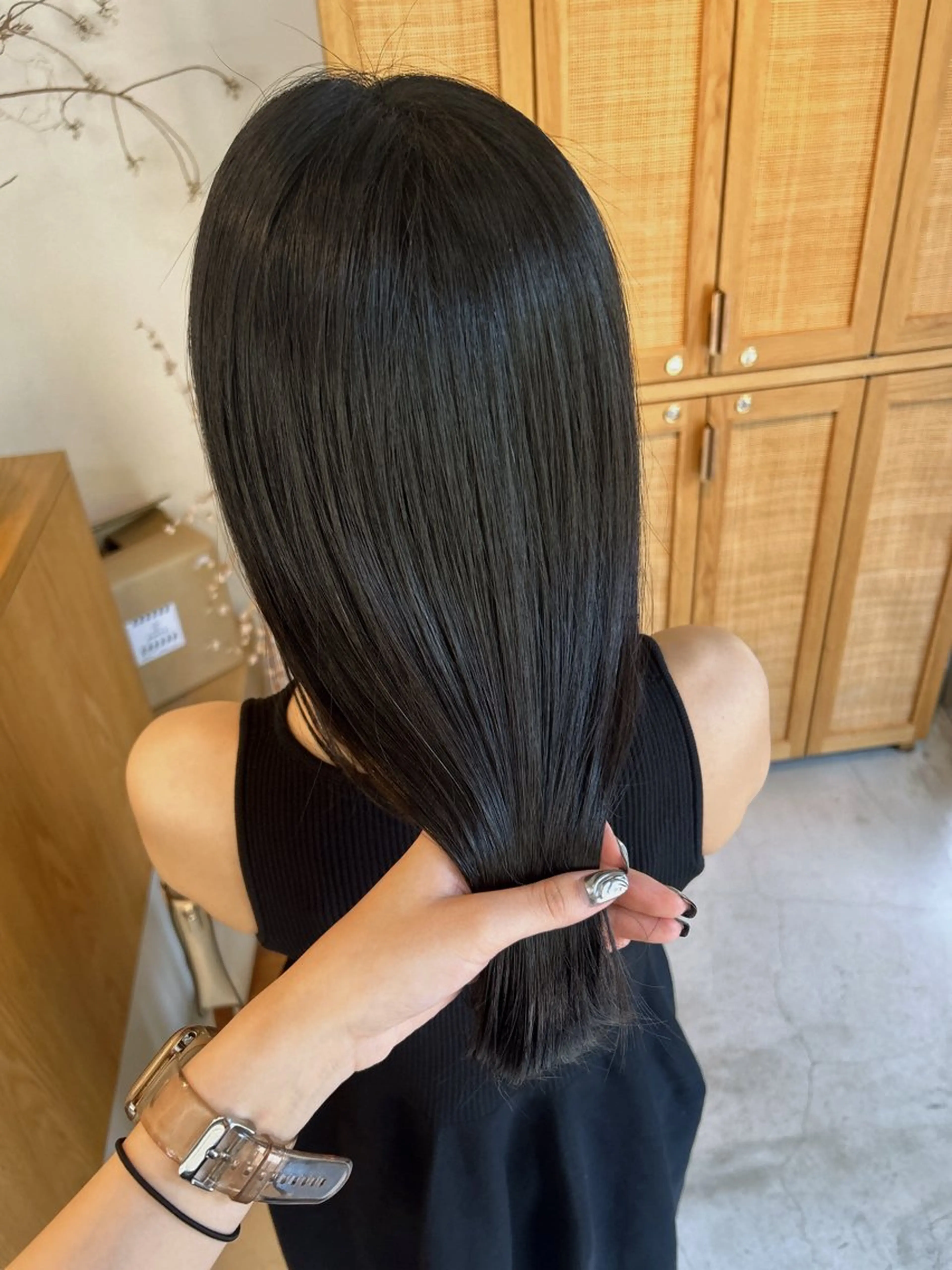 ミディアム トリートメント 酸熱トリートメント pele 梅田　annex所属・PELEハイトーン shinobuのヘアスタイル