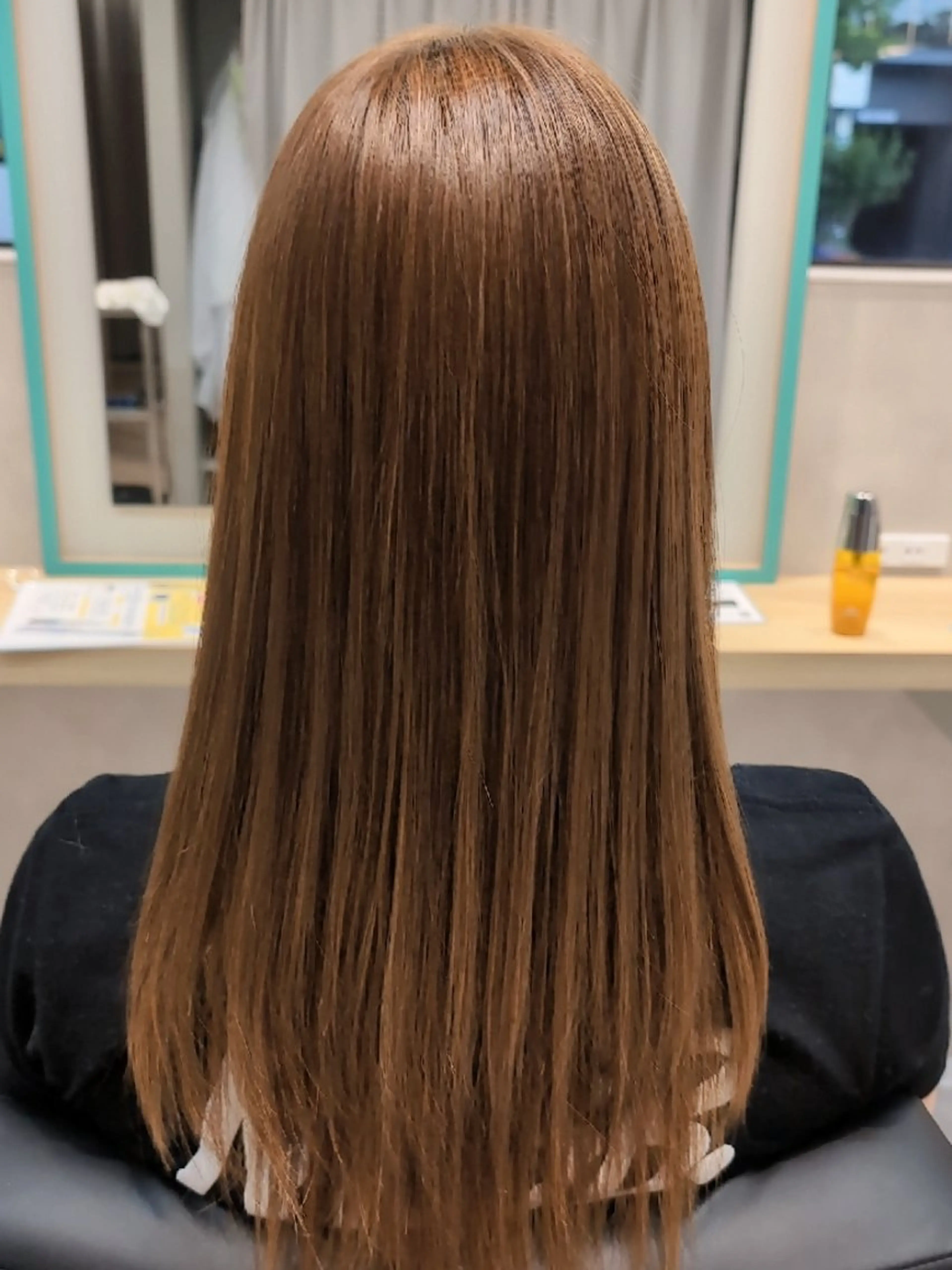 ロング カット 縮毛矯正 田端みおと🐱 SoZoBridgeのヘアスタイル