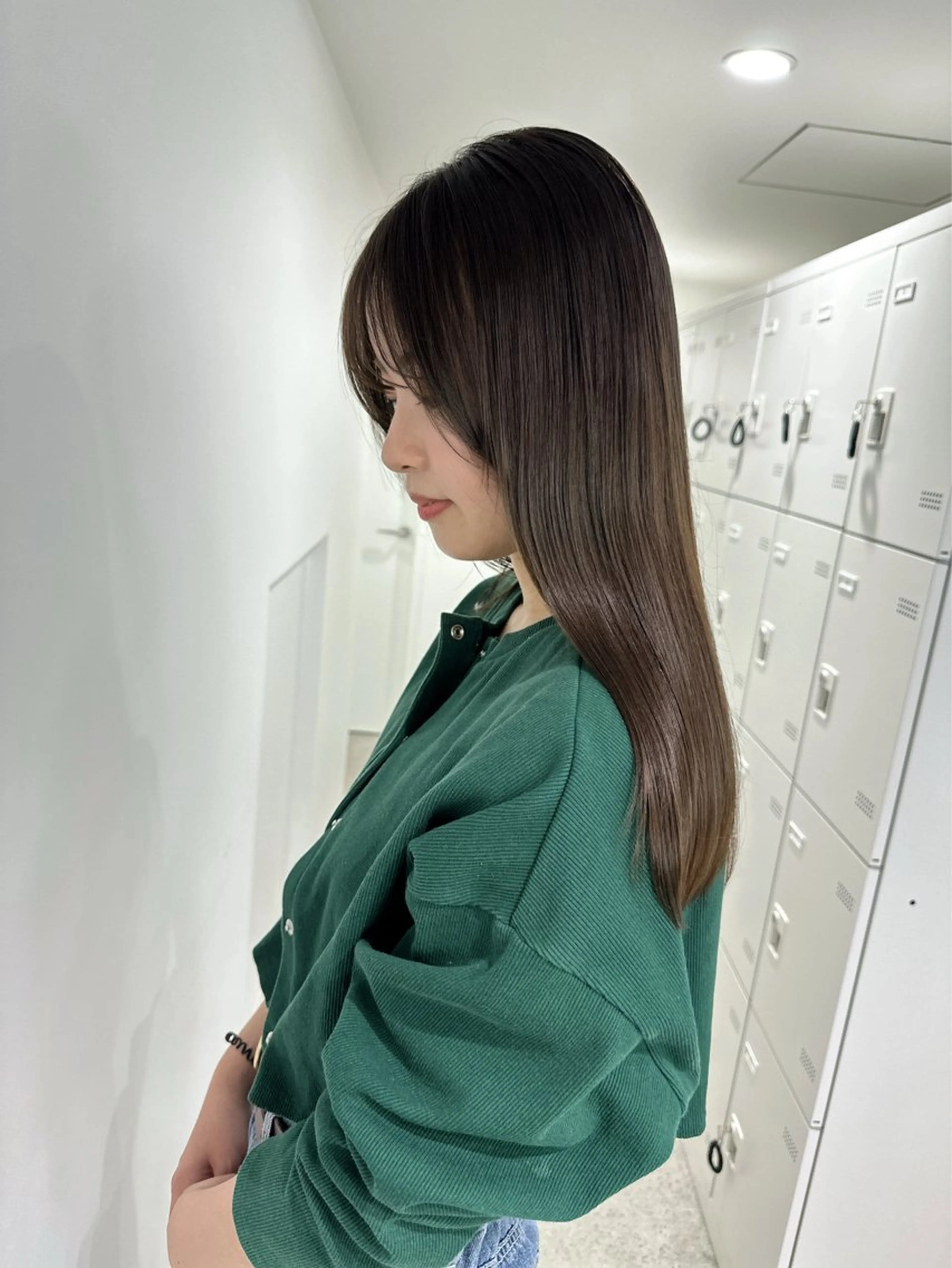 ロング カラー ヘアカラー くすみミルクティー/ ブラウン🪡TOWAのヘアスタイル