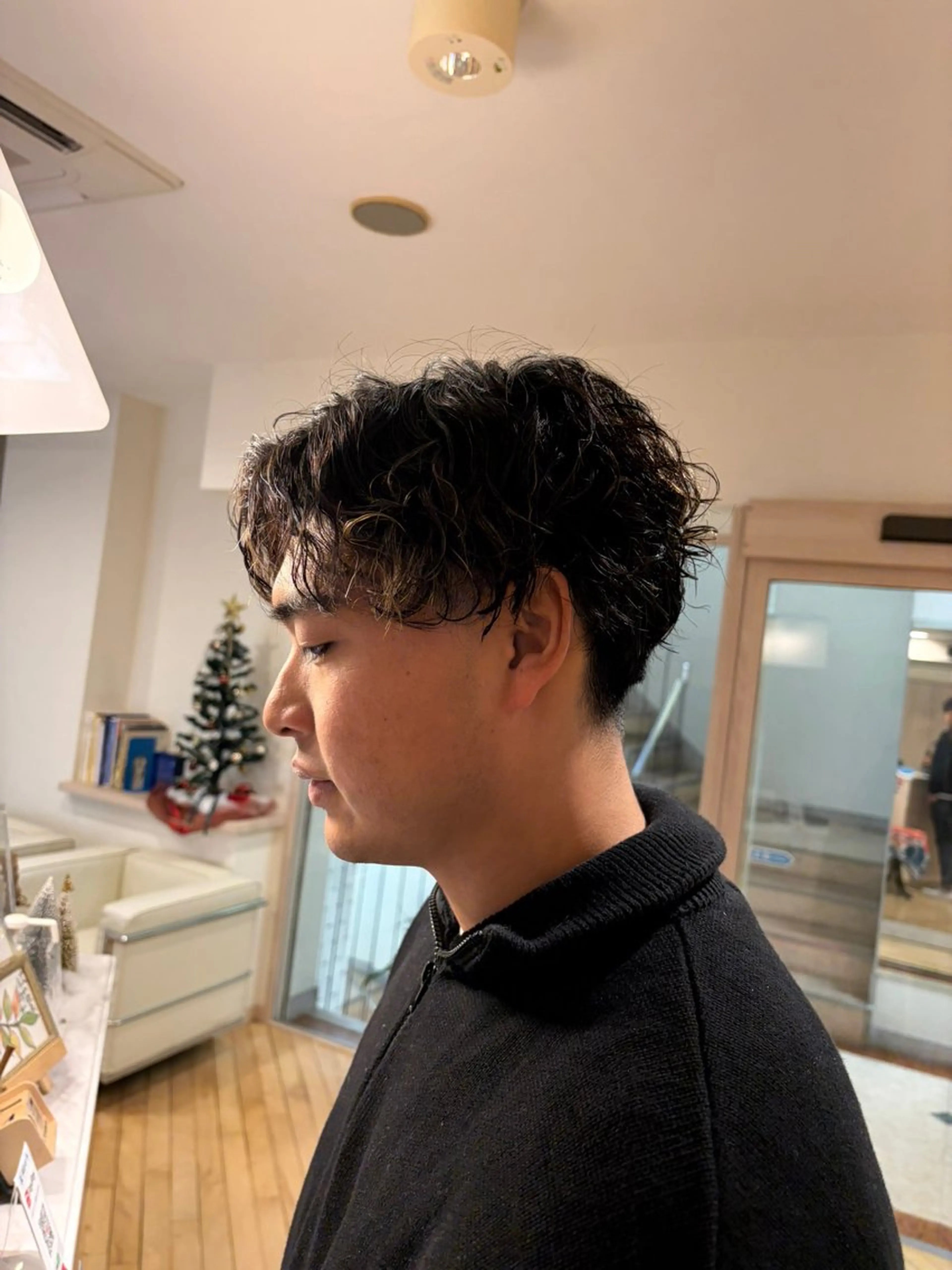 メンズパーマ🌀＋カットの写真