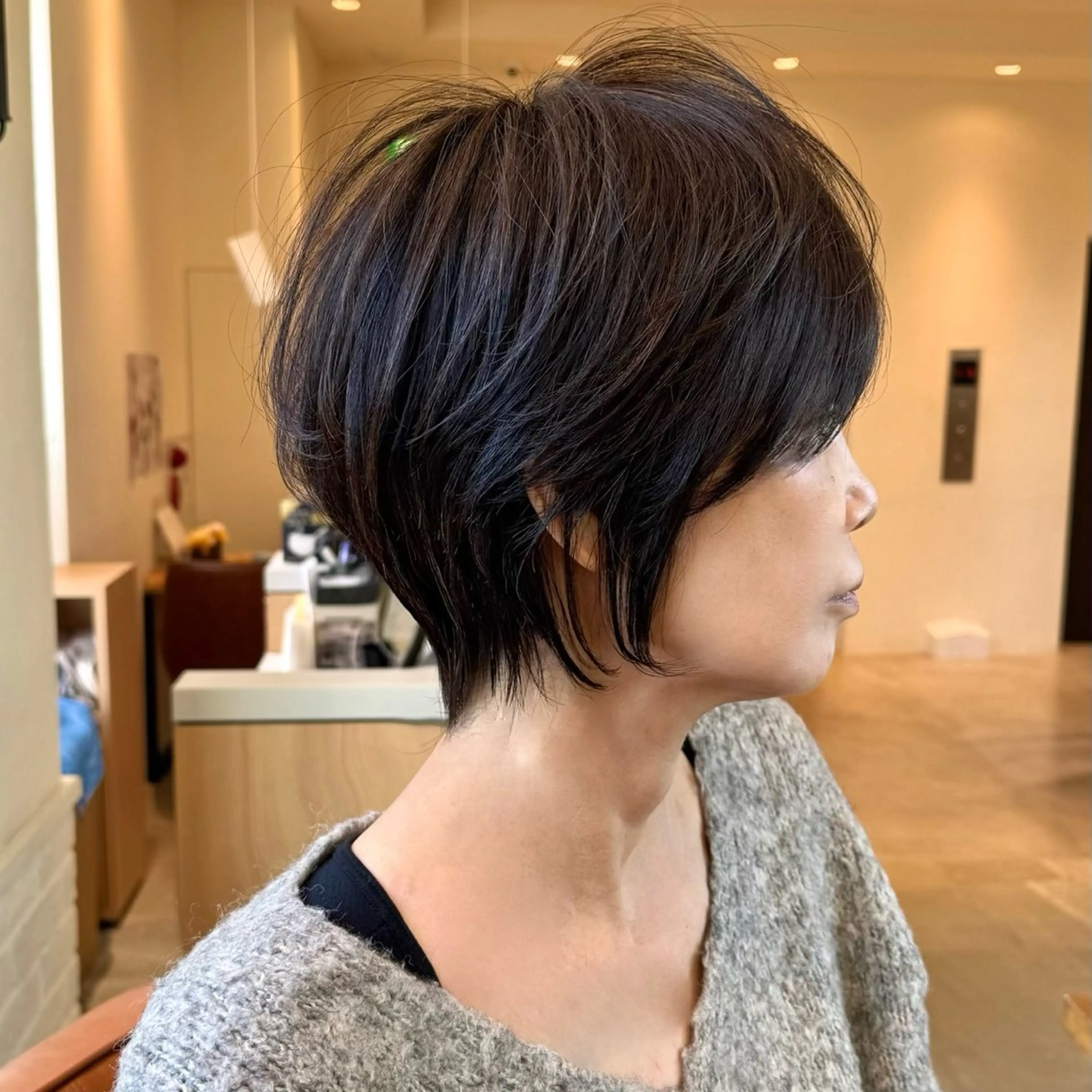ショート カラー 似合わせカット ショートヘア カット ヘアカラー 銀座/ショート特化/ 似合わせカット/といのヘアスタイル