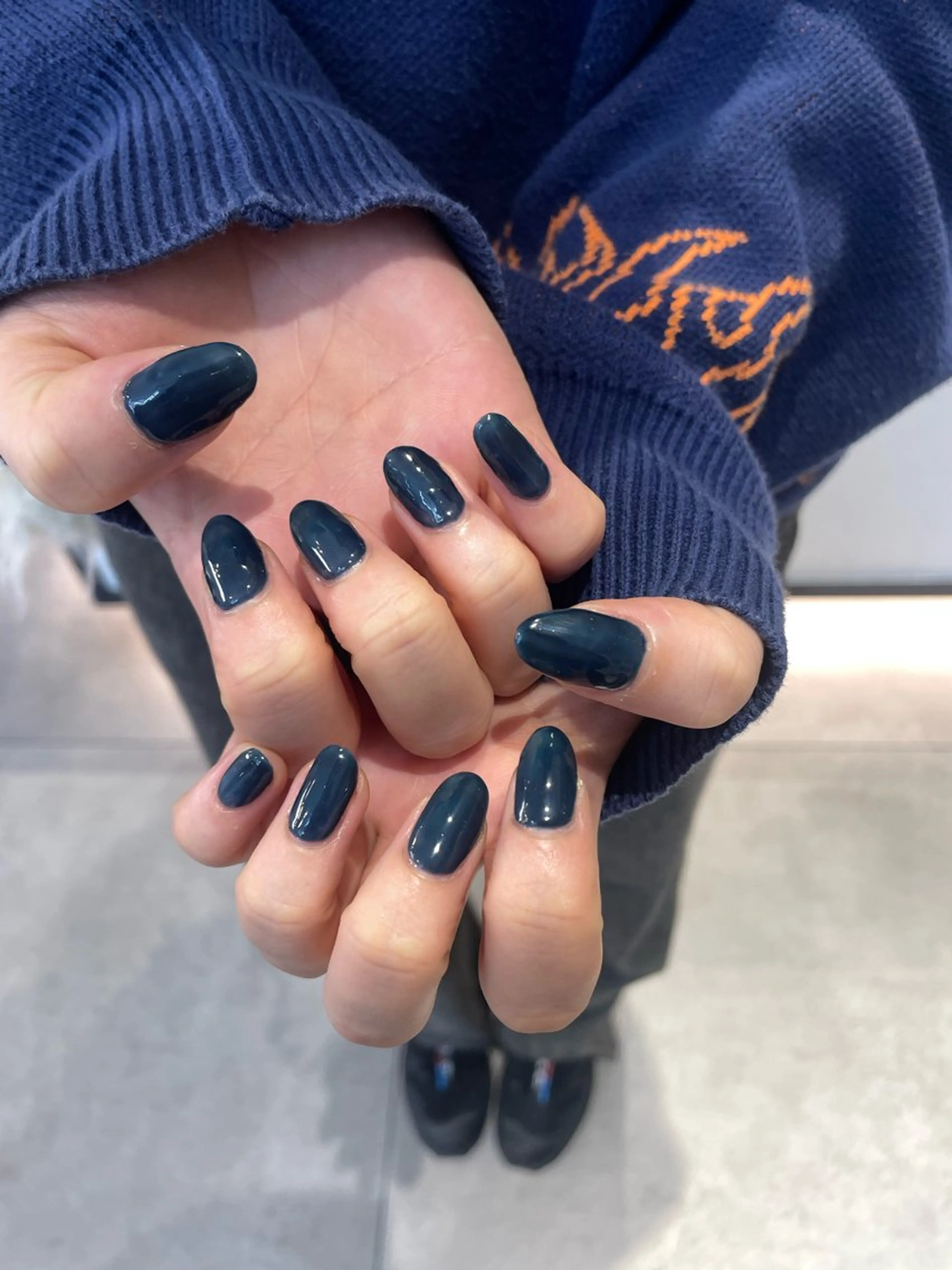 ネイル ハンドネイル 🌟暖色系ハイトーン 🌟AIのヘアスタイル