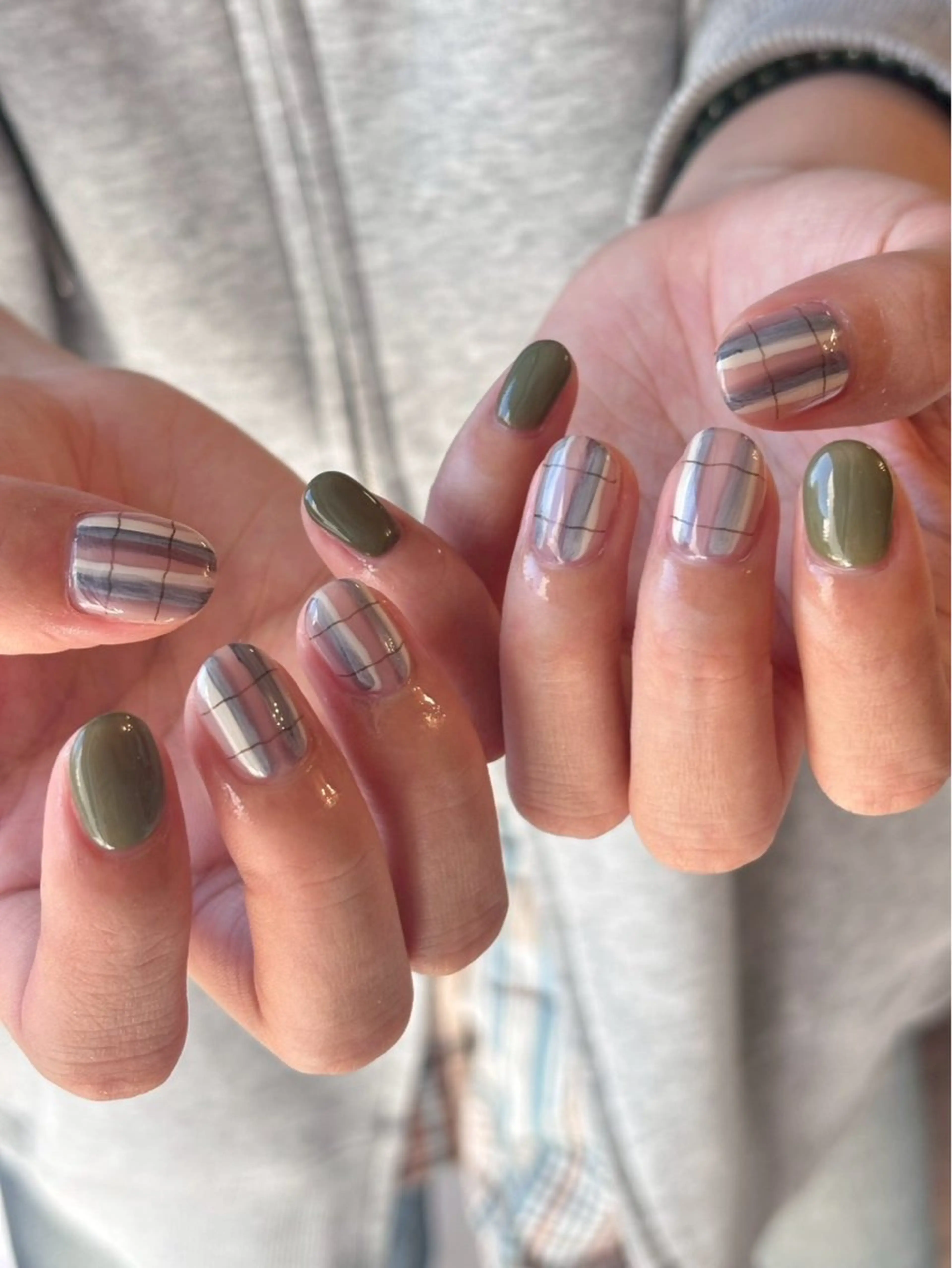 ネイル 冬ネイル ハンドネイル iconail 下北沢 NONのネイルデザイン