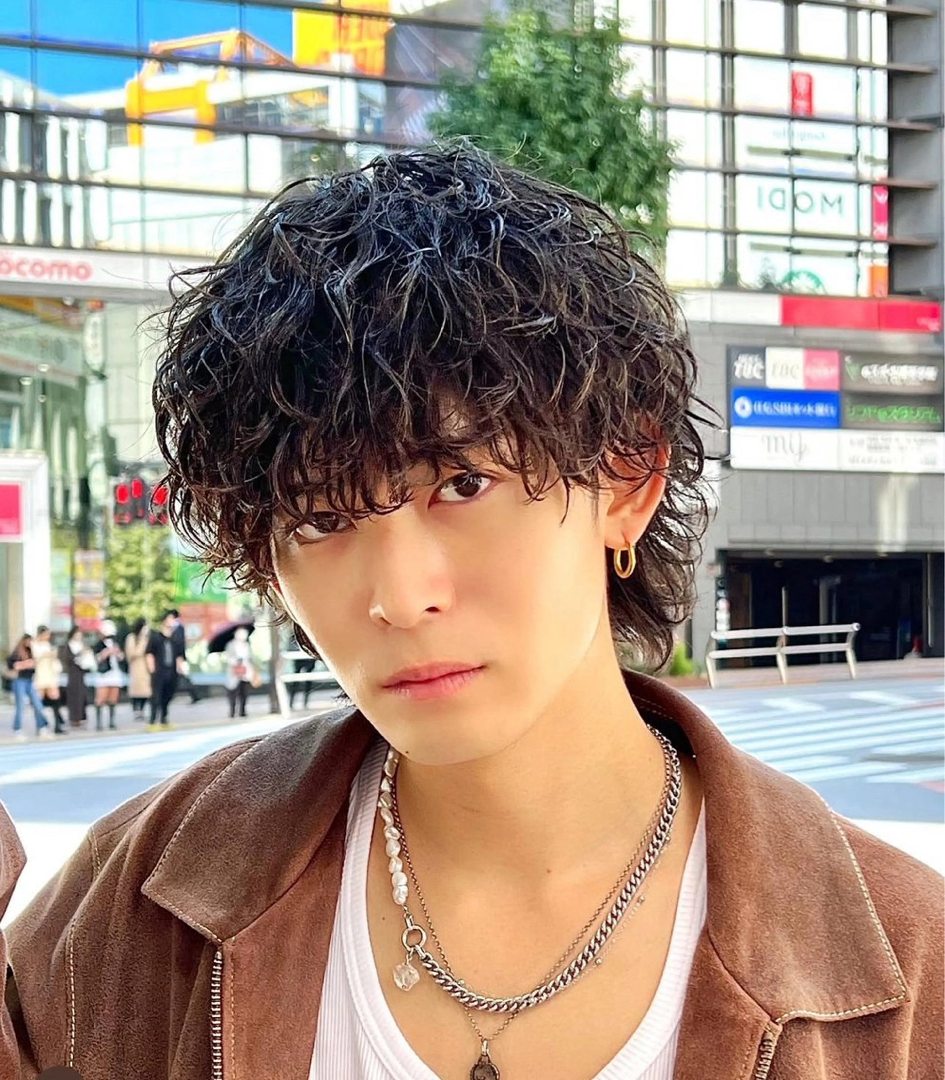 メンズカット&波巻きパーマの写真