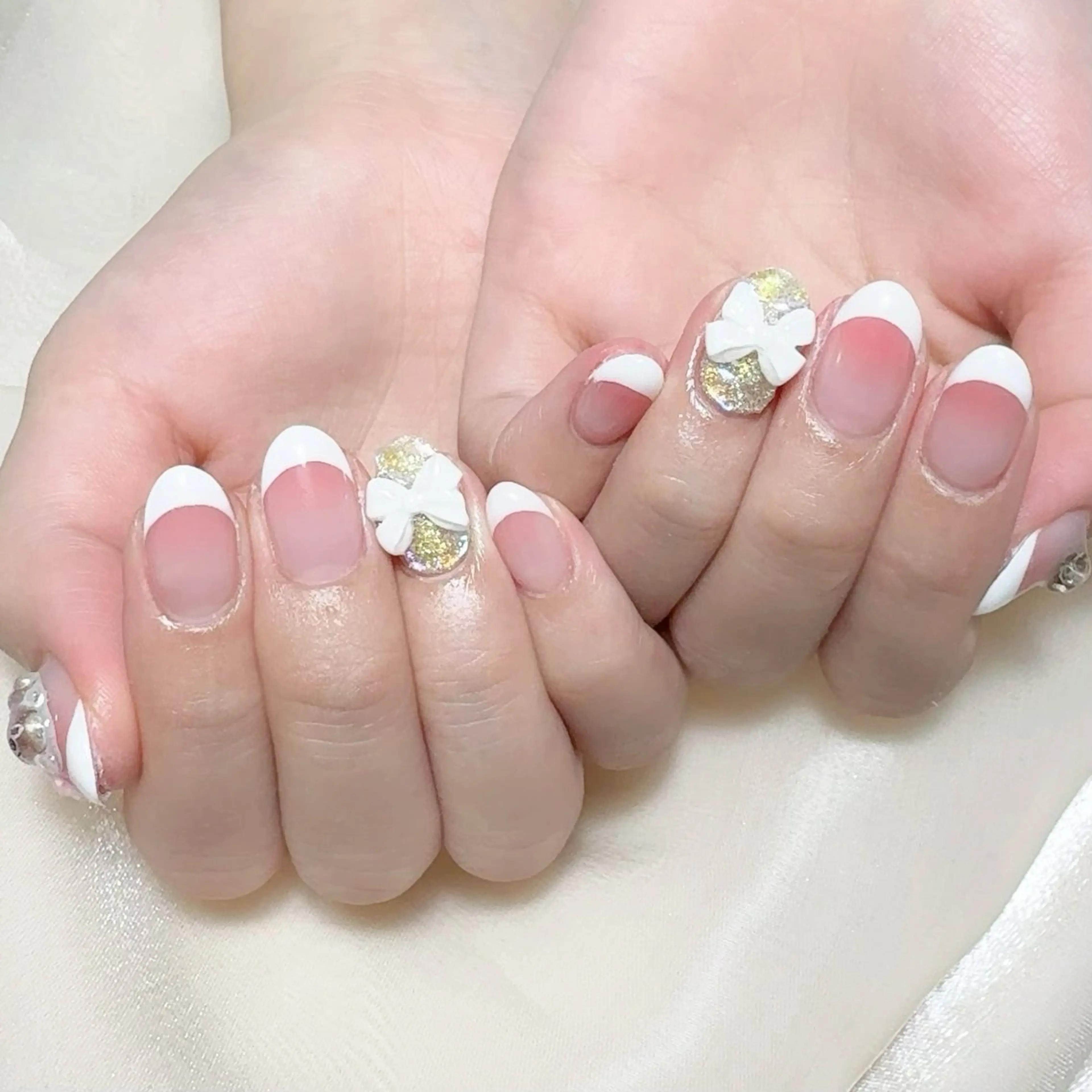 メンズ ネイル メンズ韓国風 アートネイル オーロラネイル ガーリー キラキラネイル ハンドネイル Nail salon 木にいるのネイルデザイン