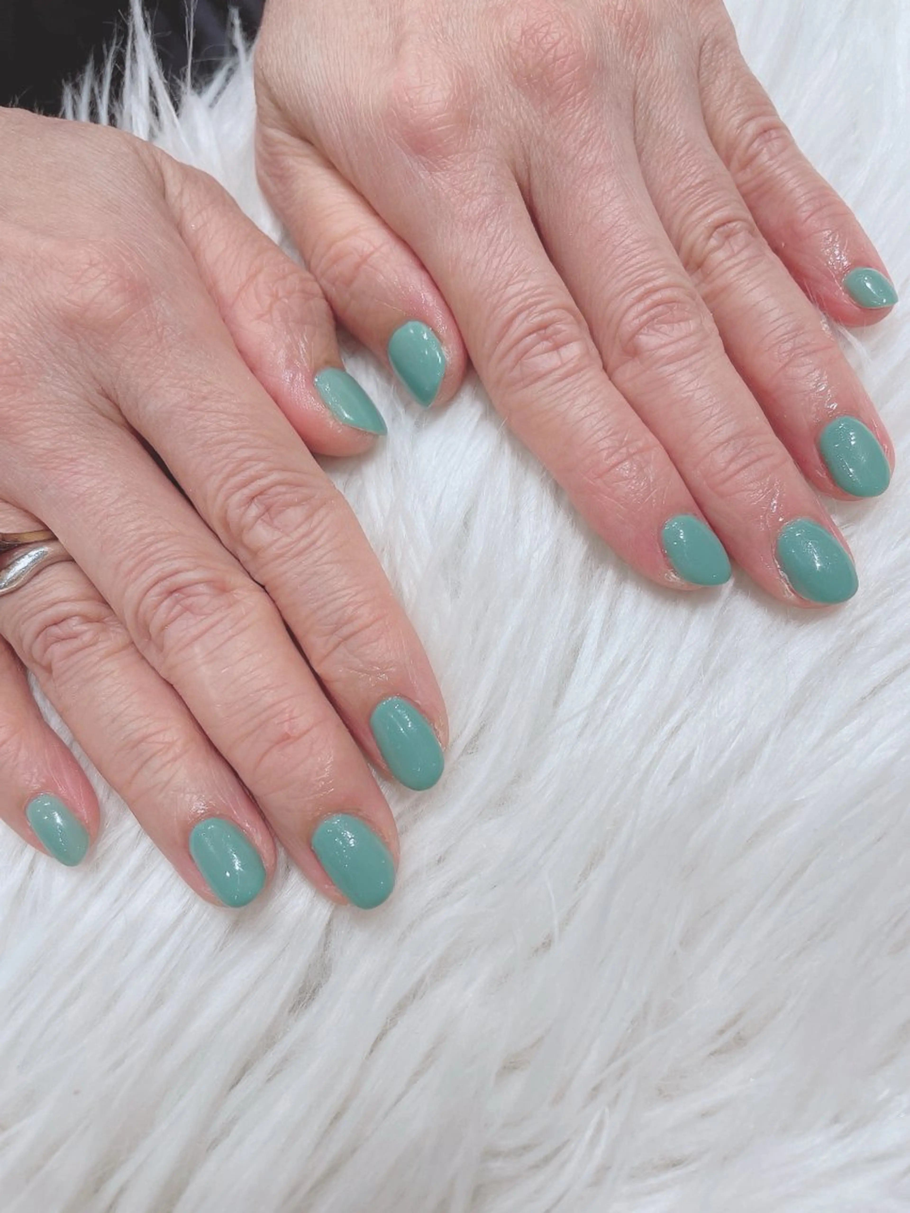 ネイル ワンカラーネイル ill🎀🫧 Ayukaのネイルデザイン