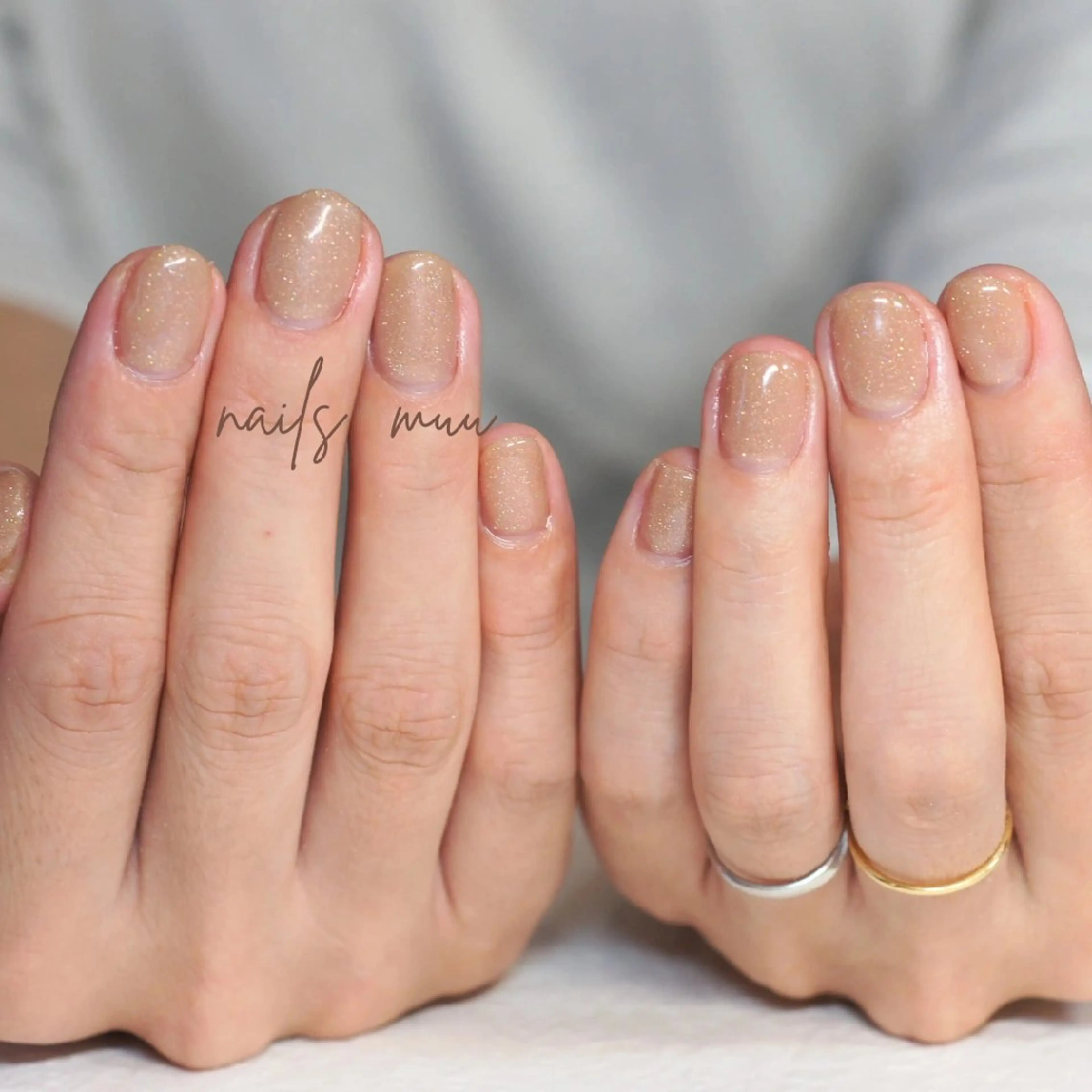 ネイル フラッシュネイル ワンカラーネイル ハンドネイル nails muu まゆのネイルデザイン
