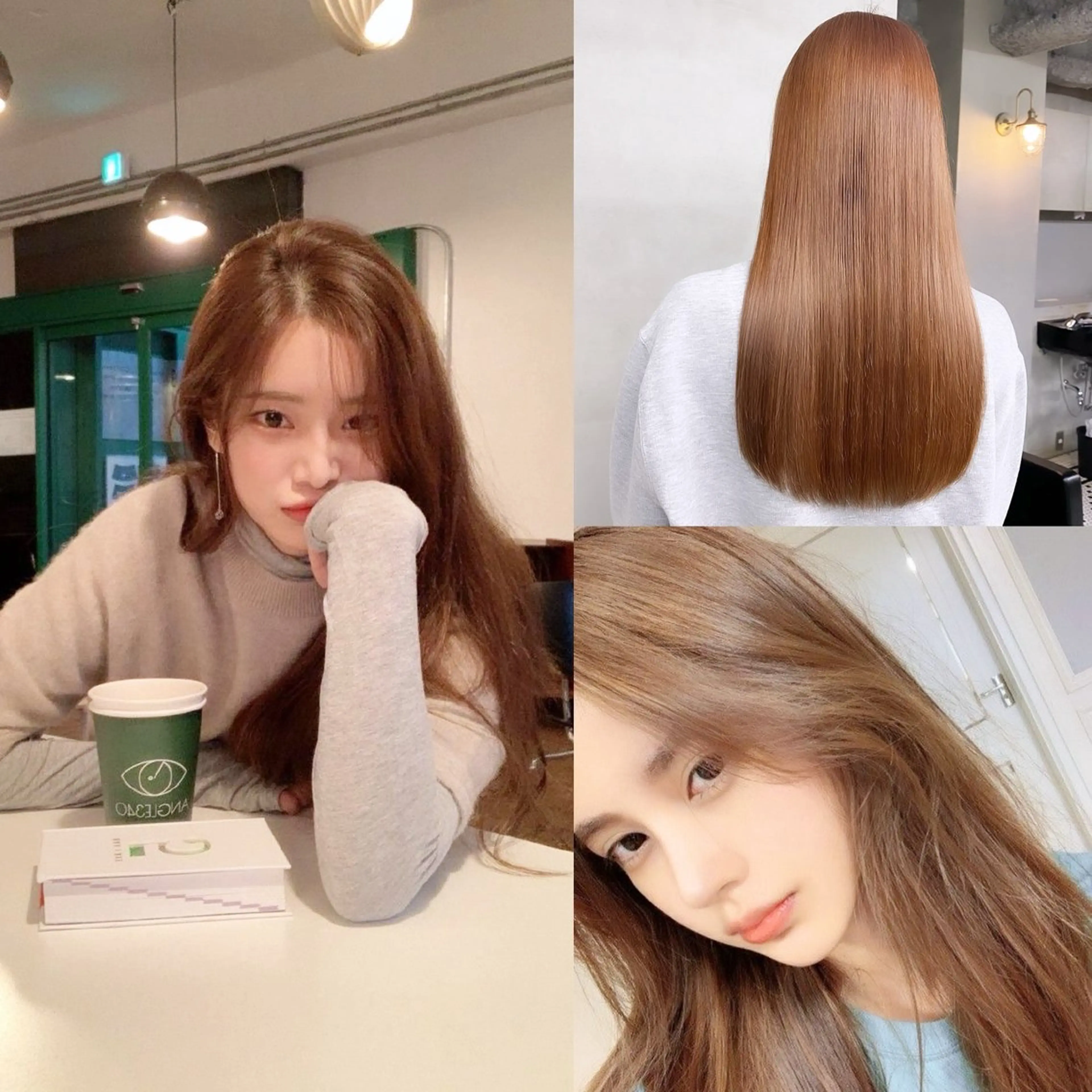 ロング カラー カット ヘアカラー トリートメント ヘアセット IVE所属・ダブルカラー🤍 髪質改善／原島のヘアスタイル