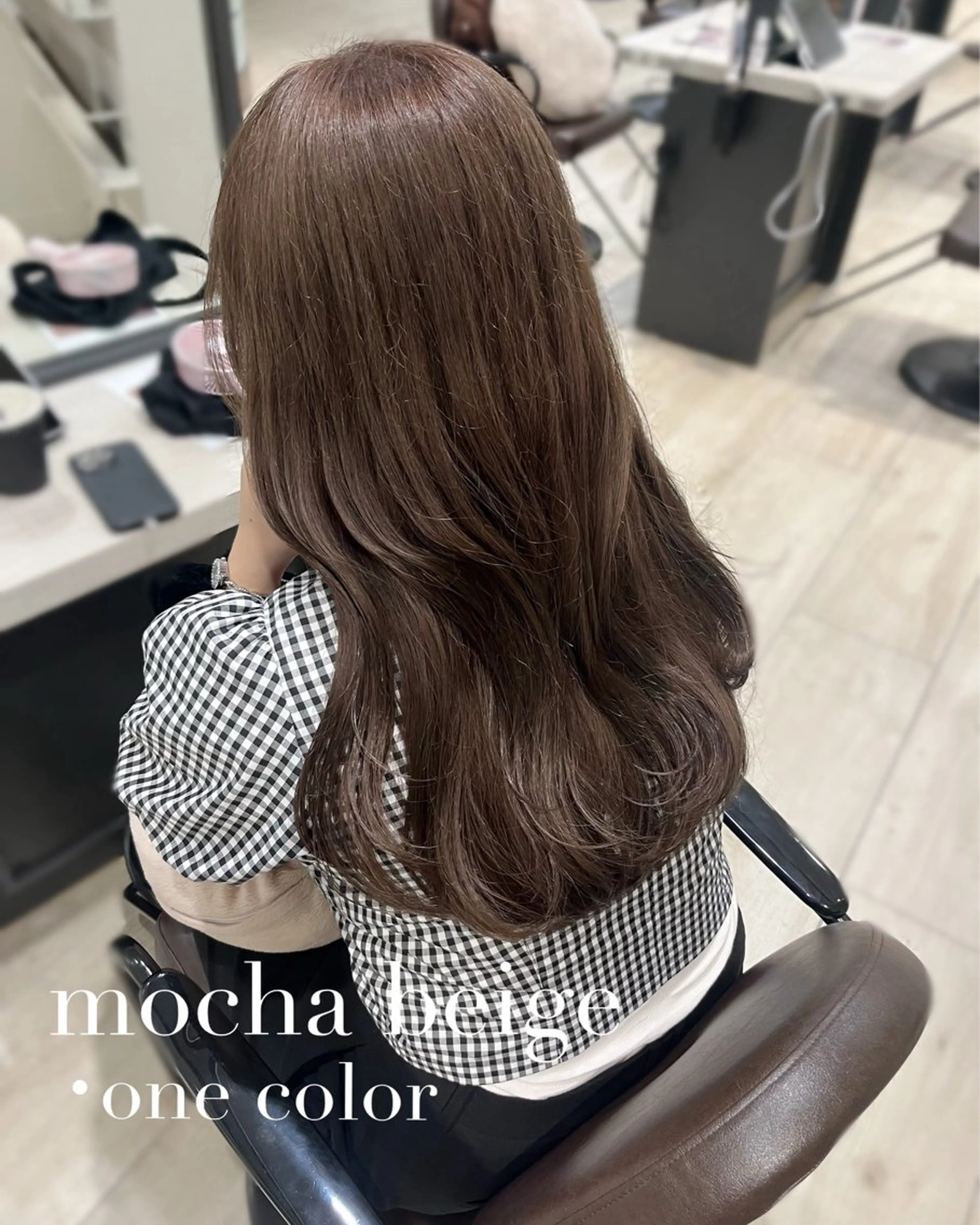 カラー ベージュカラー 透明感カラー モカベージュ 上品モテガーリー Rena🎀のヘアスタイル