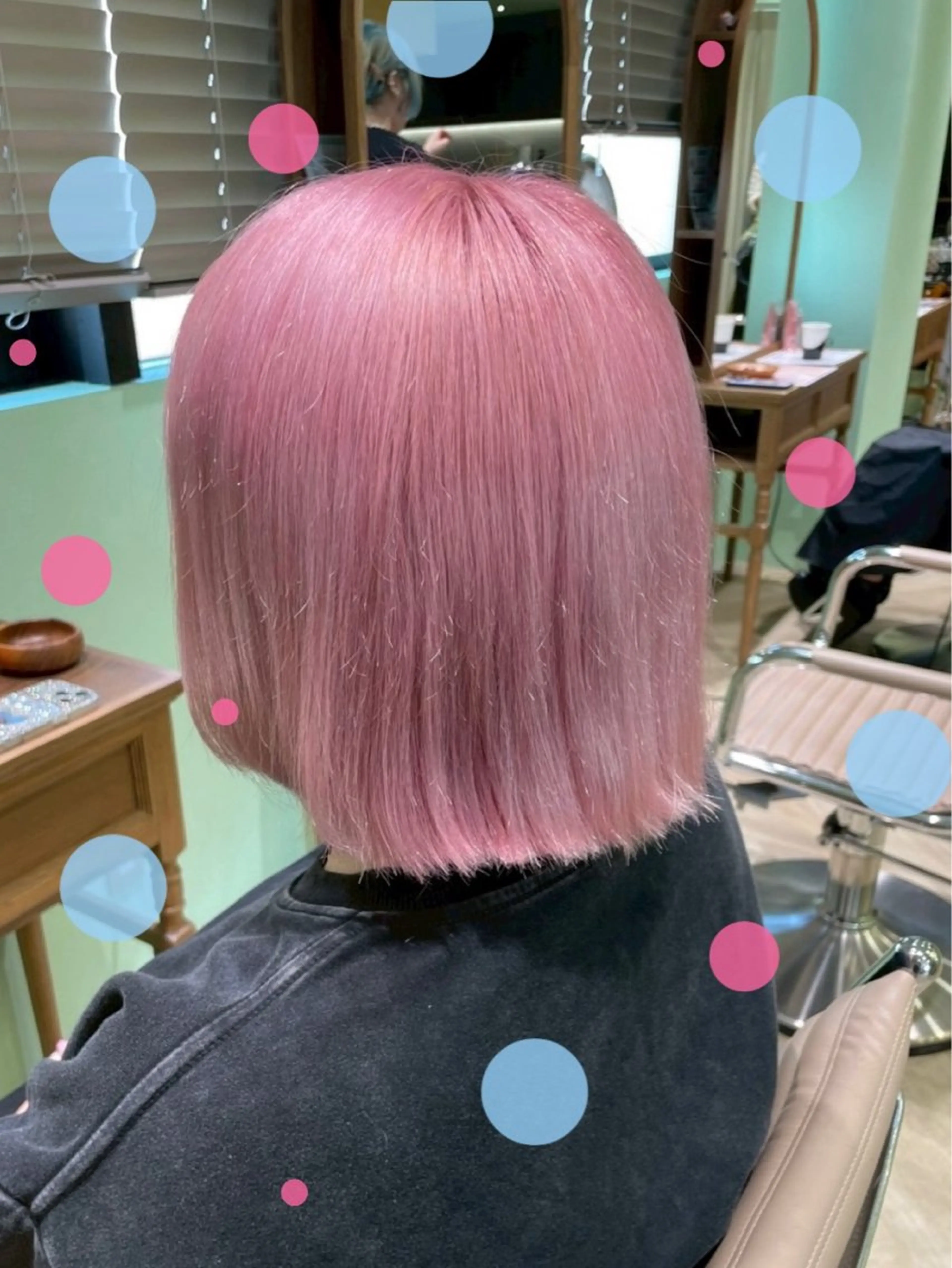 ミディアム カラー ヘアカラー 横浜/デザインカラー 個性派ヘアメ/まこのヘアスタイル