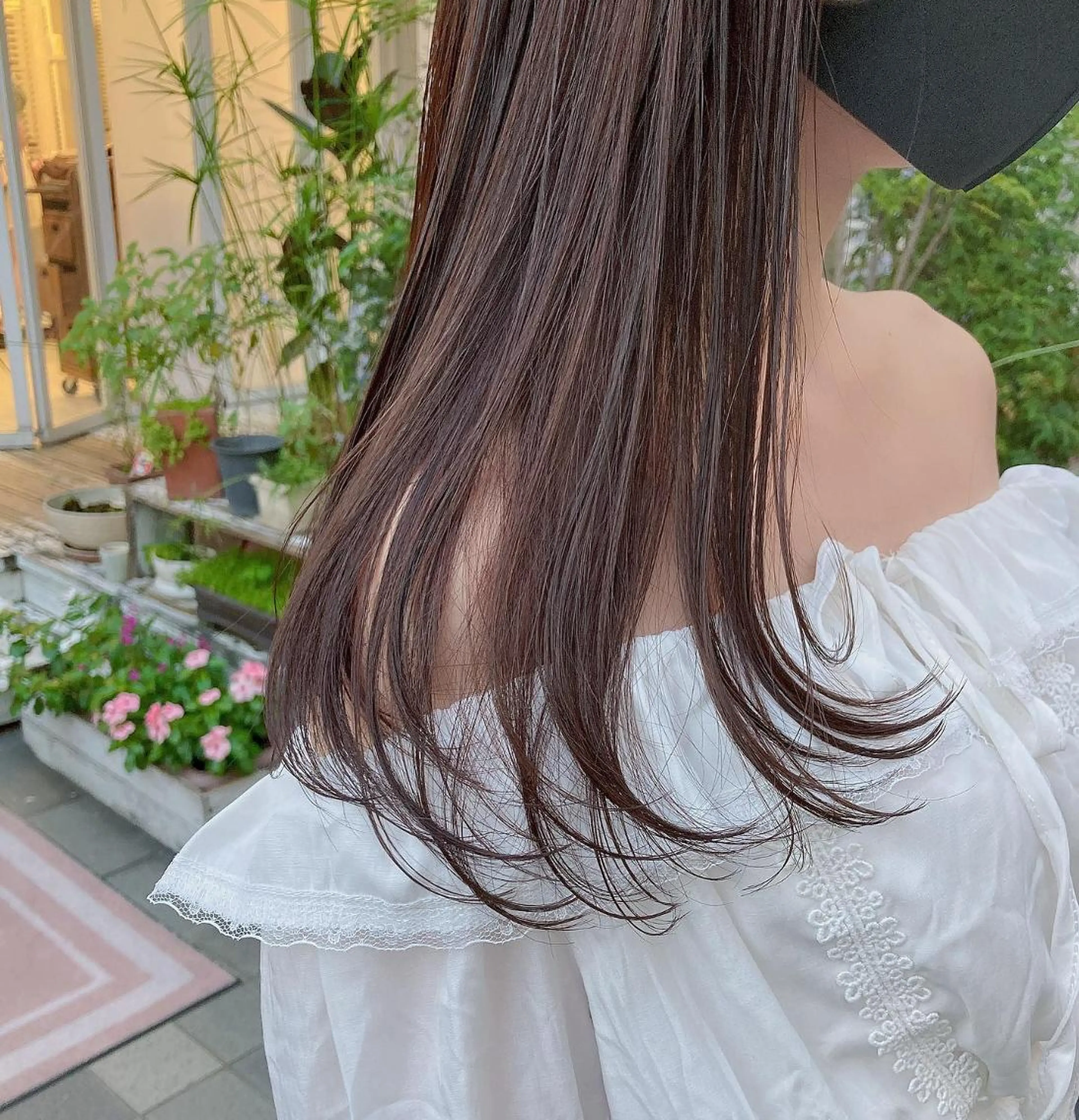 ミディアム カラー ヘアアレンジ ベージュカラー 透明感カラー ハイライトカラー ラベンダーカラー ミルクティーベージュ 韓国/髪質改善💘 櫻井かれんのヘアスタイル