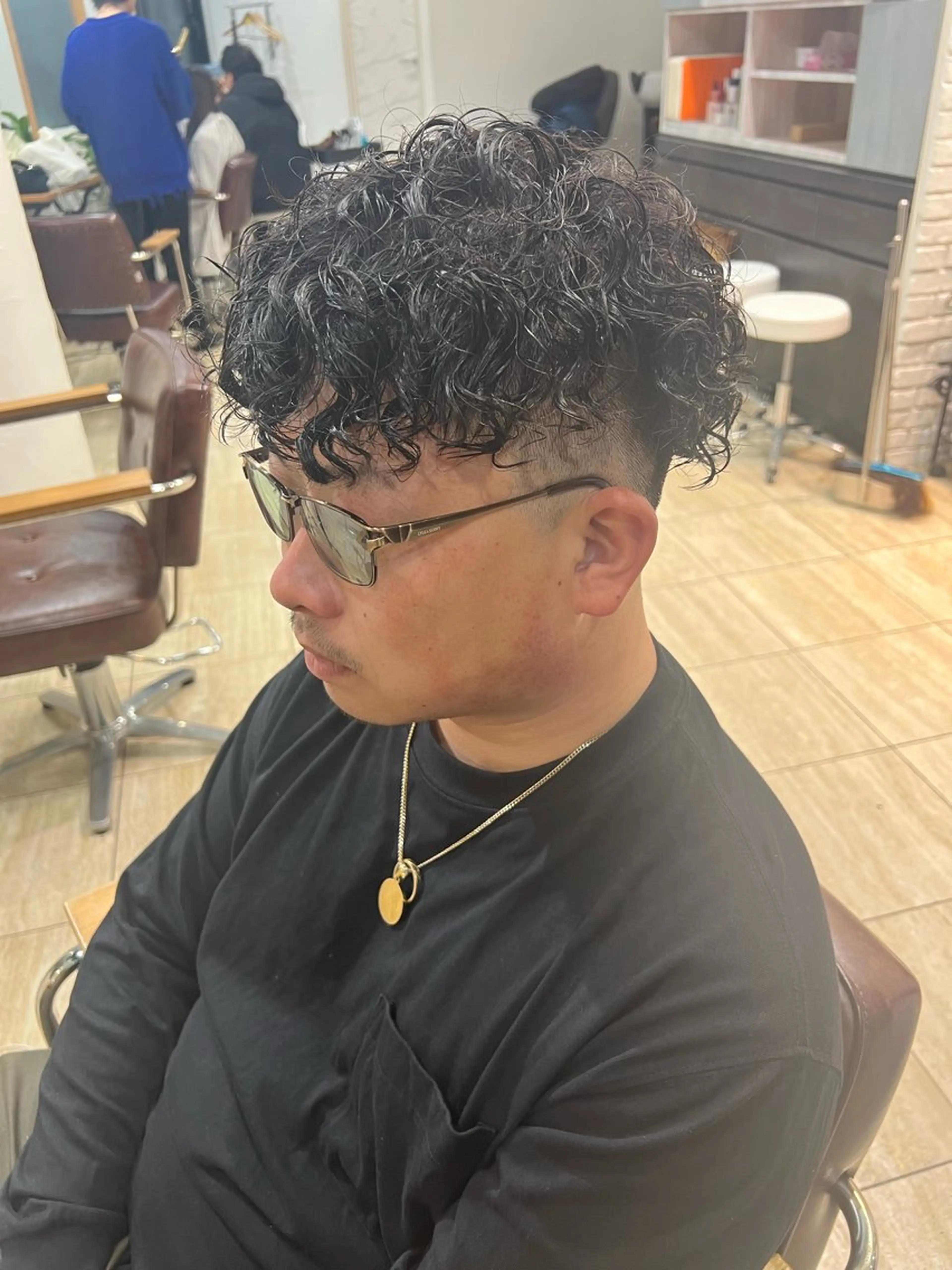 パーマ メンズ フェードカット men's&ladys J'sGrace【メンズアンドレディース ジェイズグレイス】所属・🌻J'sGrace /JUMA🌻のヘアスタイル