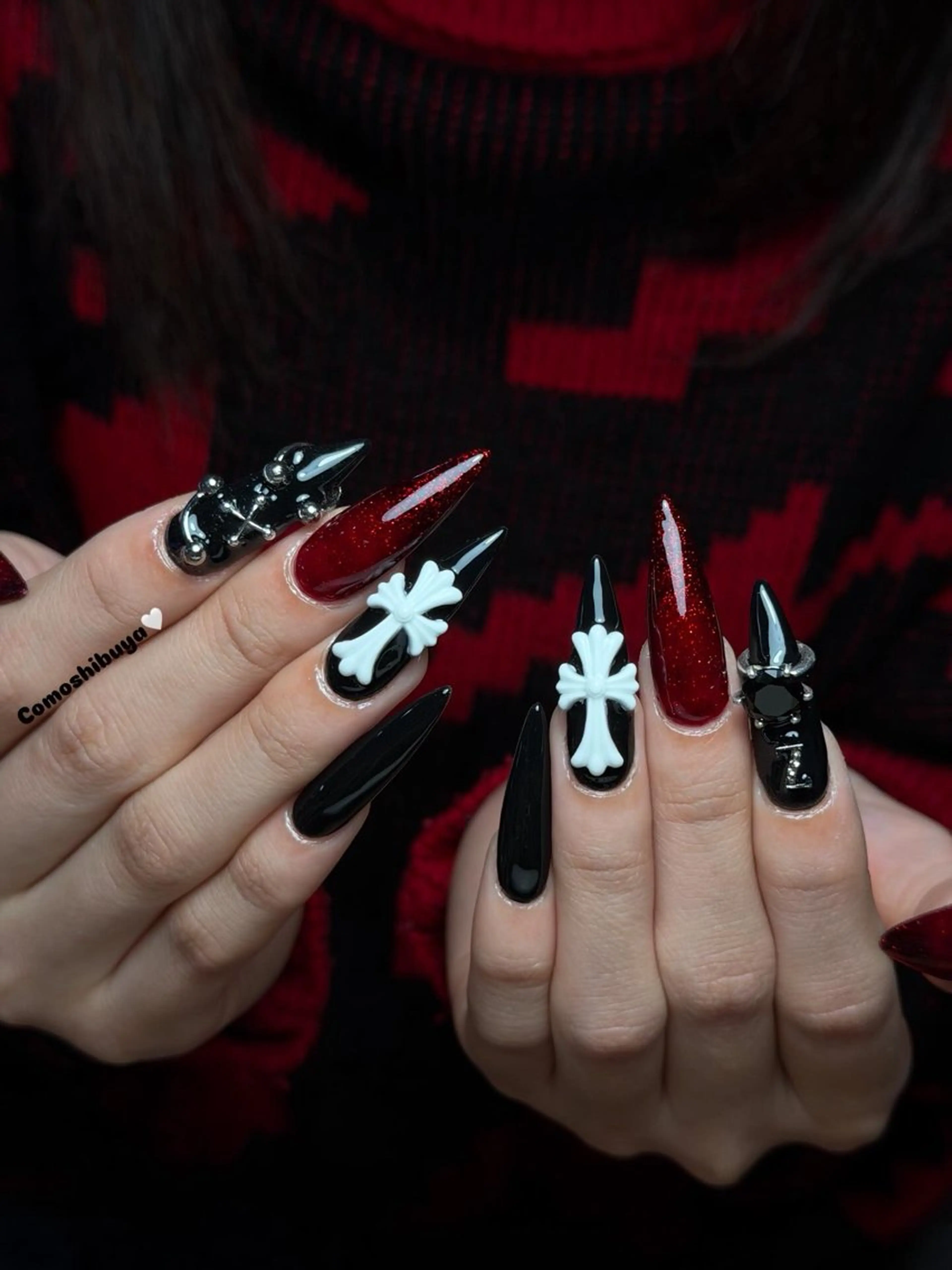 ネイル フレンチネイル グラデーション 韓国ネイル マグネットネイル シンプルネイル ハンドネイル CoMo Nail Studio所属・CoMo Nailのネイルデザイン