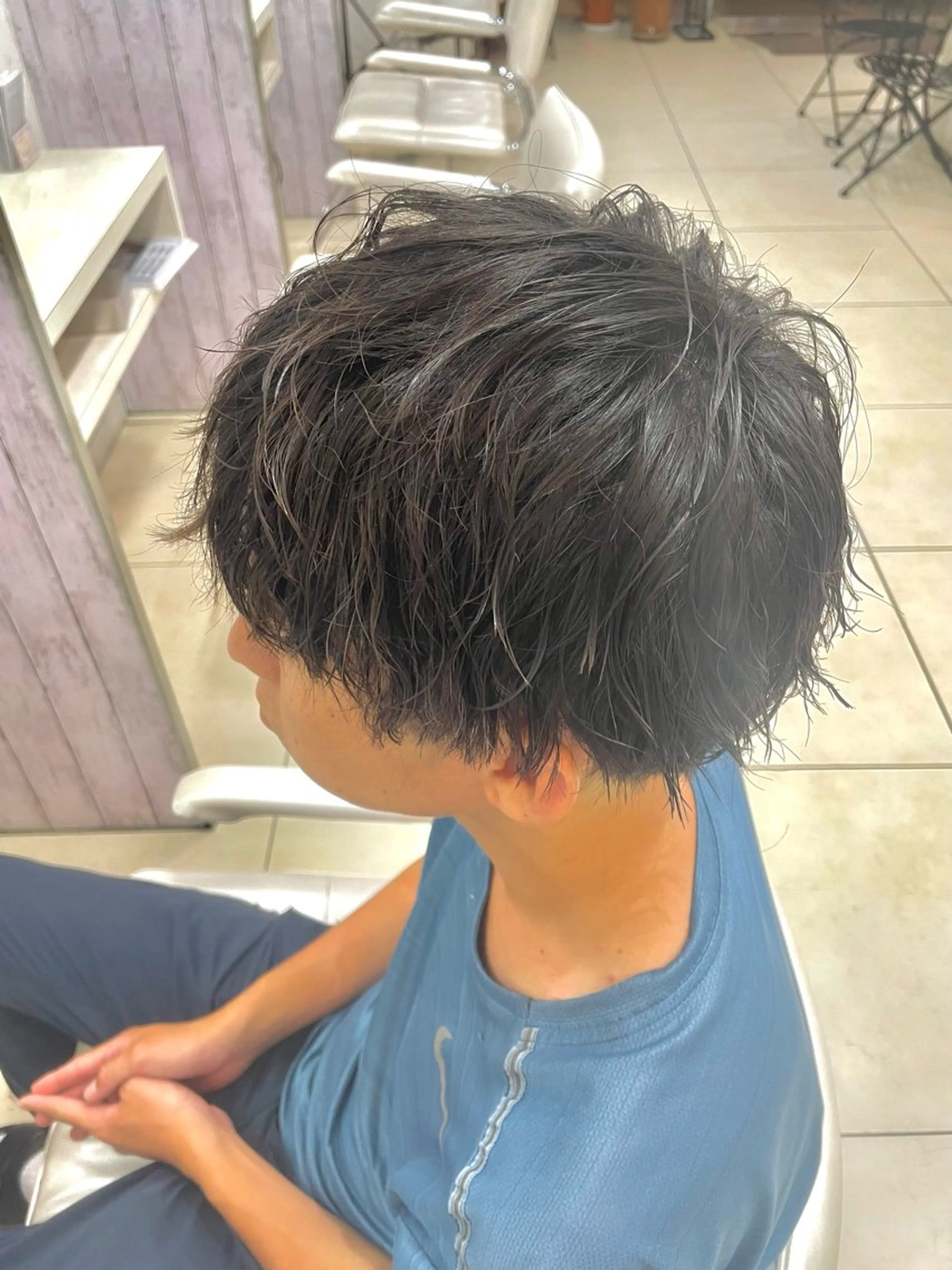 パーマ メンズ メンズニュアンス パーマ特化akaneのヘアスタイル