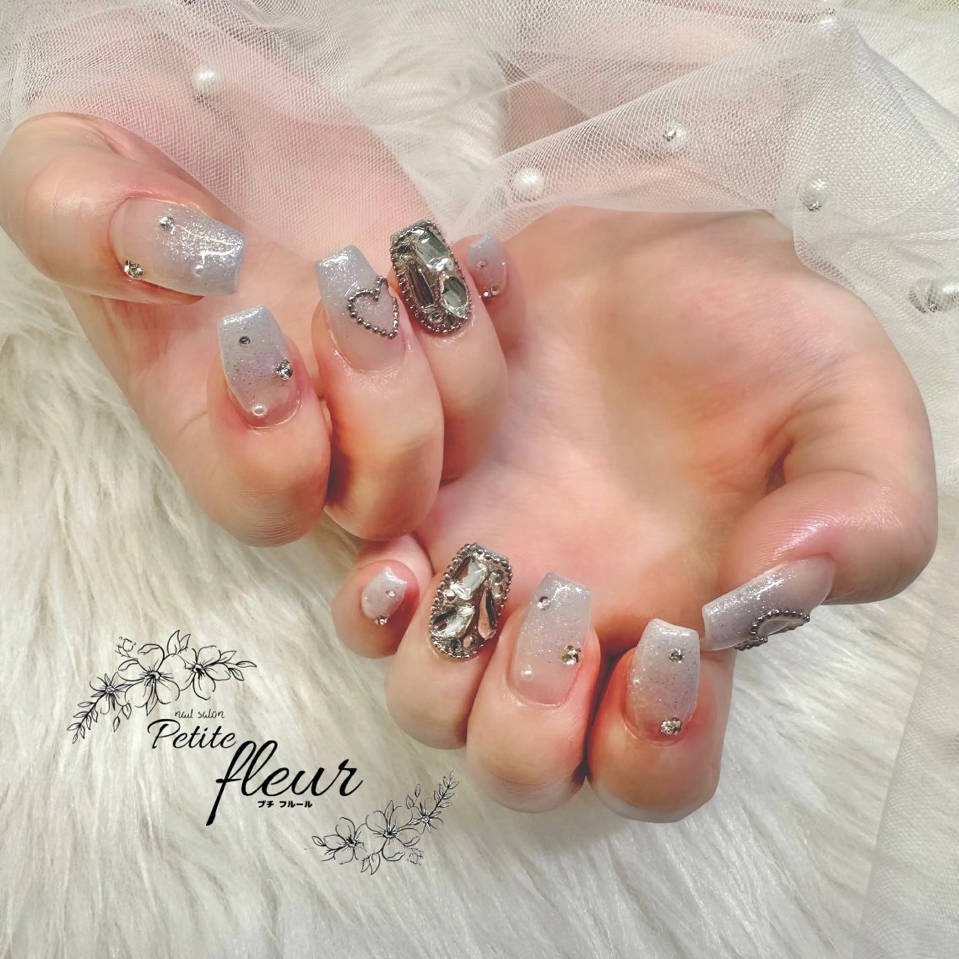 ネイル ❁⃘*。Petite fleur❁⃘*りさのネイルデザイン