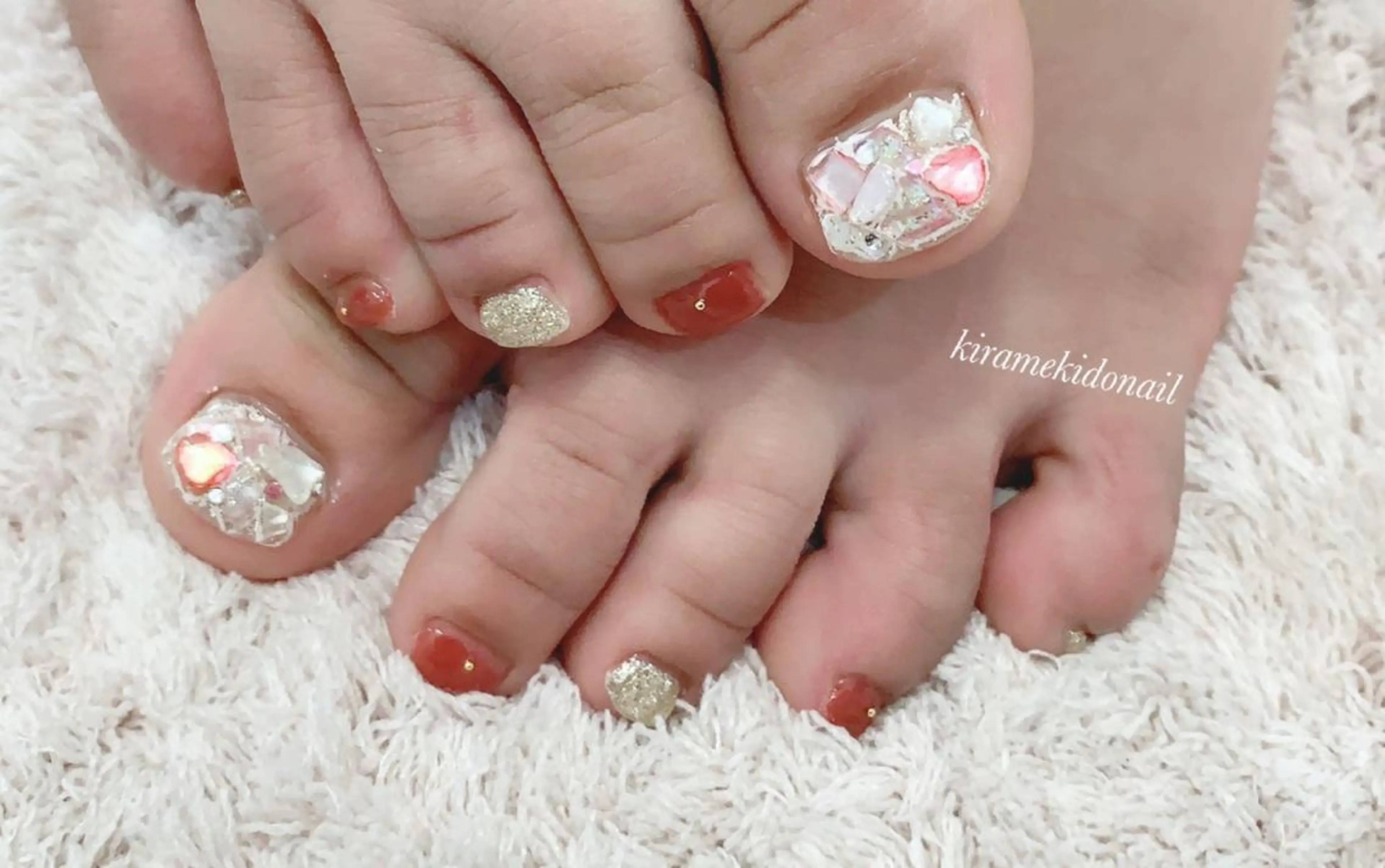 ネイル フットネイル kiramekido nail salon所属・林 禅のネイルデザイン