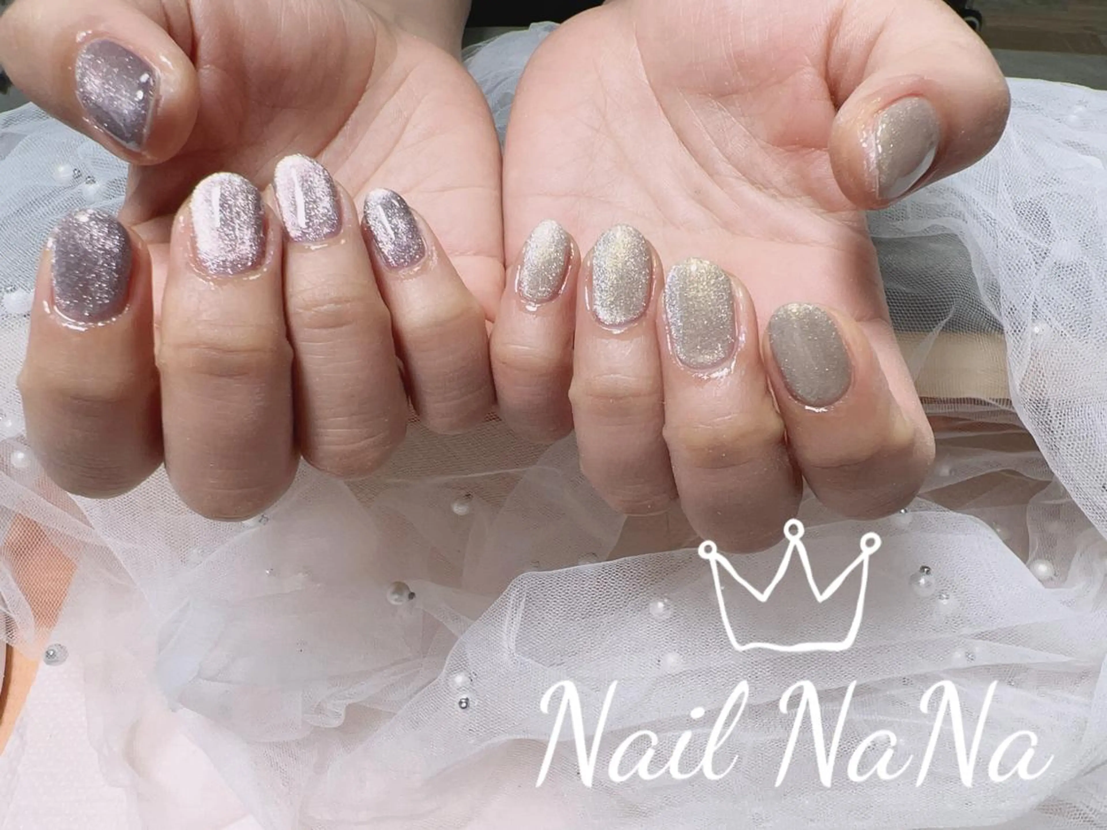 ショート カラー ネイル ハンドネイル Nail NaNaのネイルデザイン