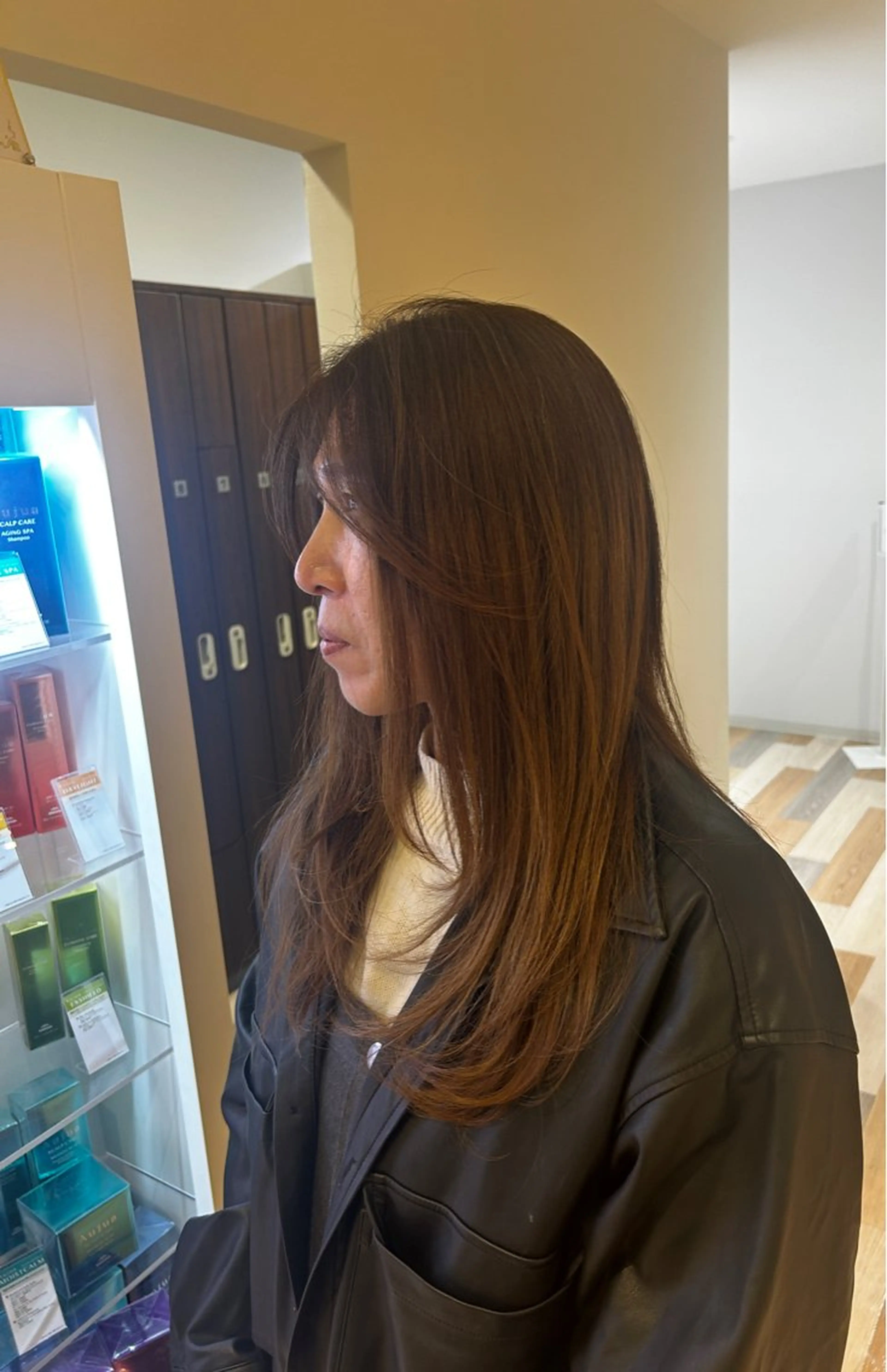 ロング レイヤーカット 田中 翔子のヘアスタイル