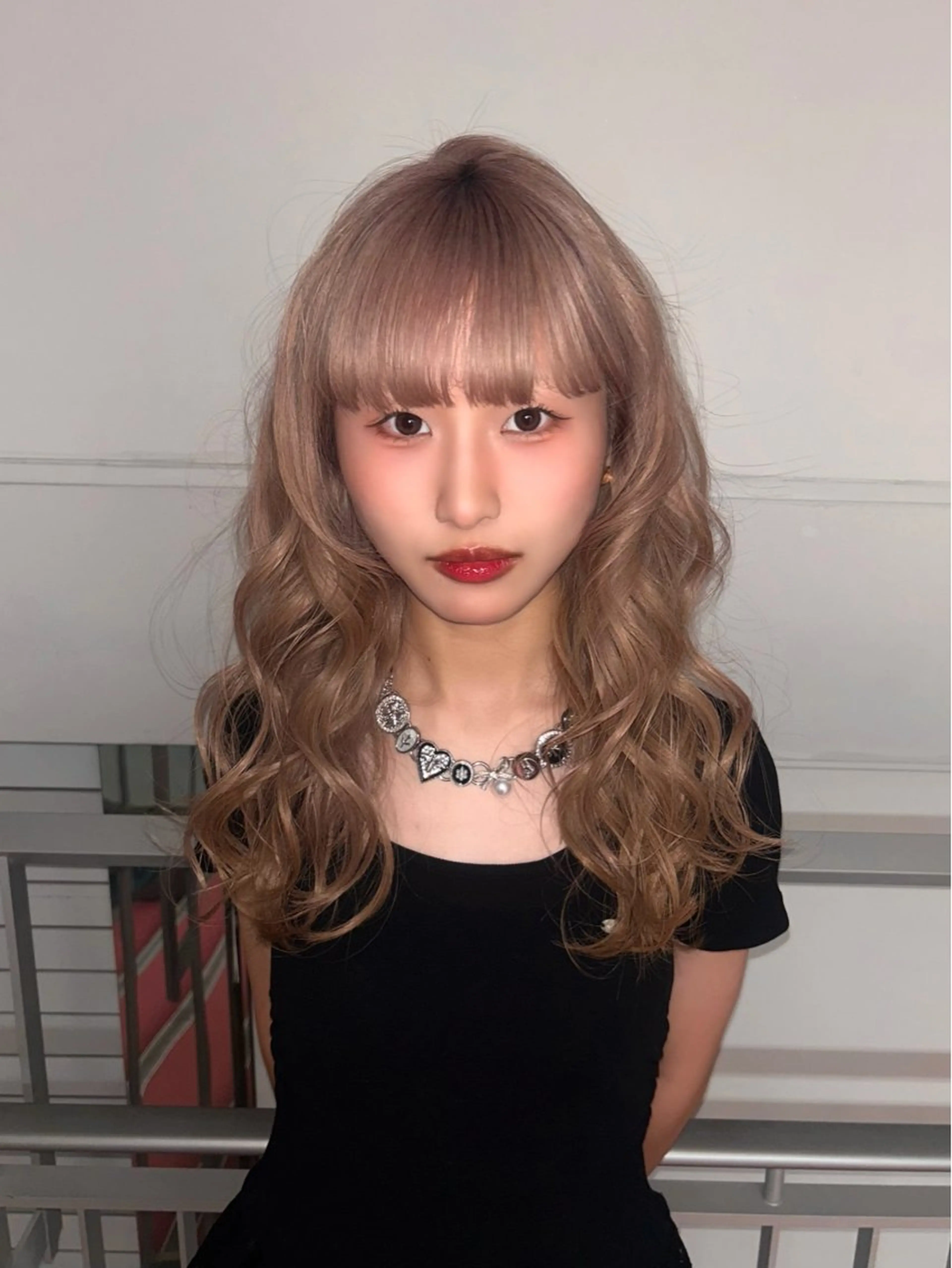 セミロング 曽木 柚季のヘアスタイル