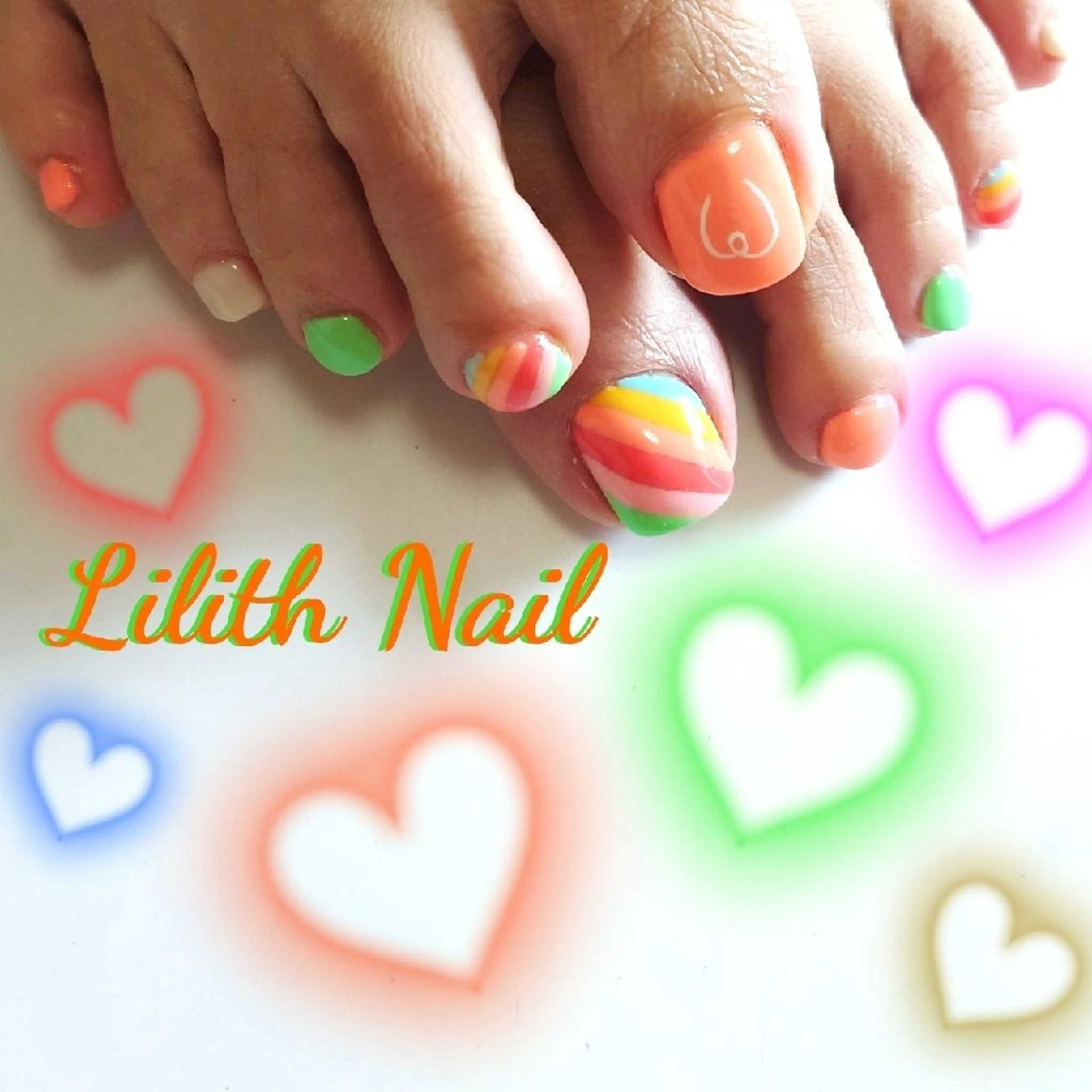 ネイル フットネイル Lilith Nailのネイルデザイン