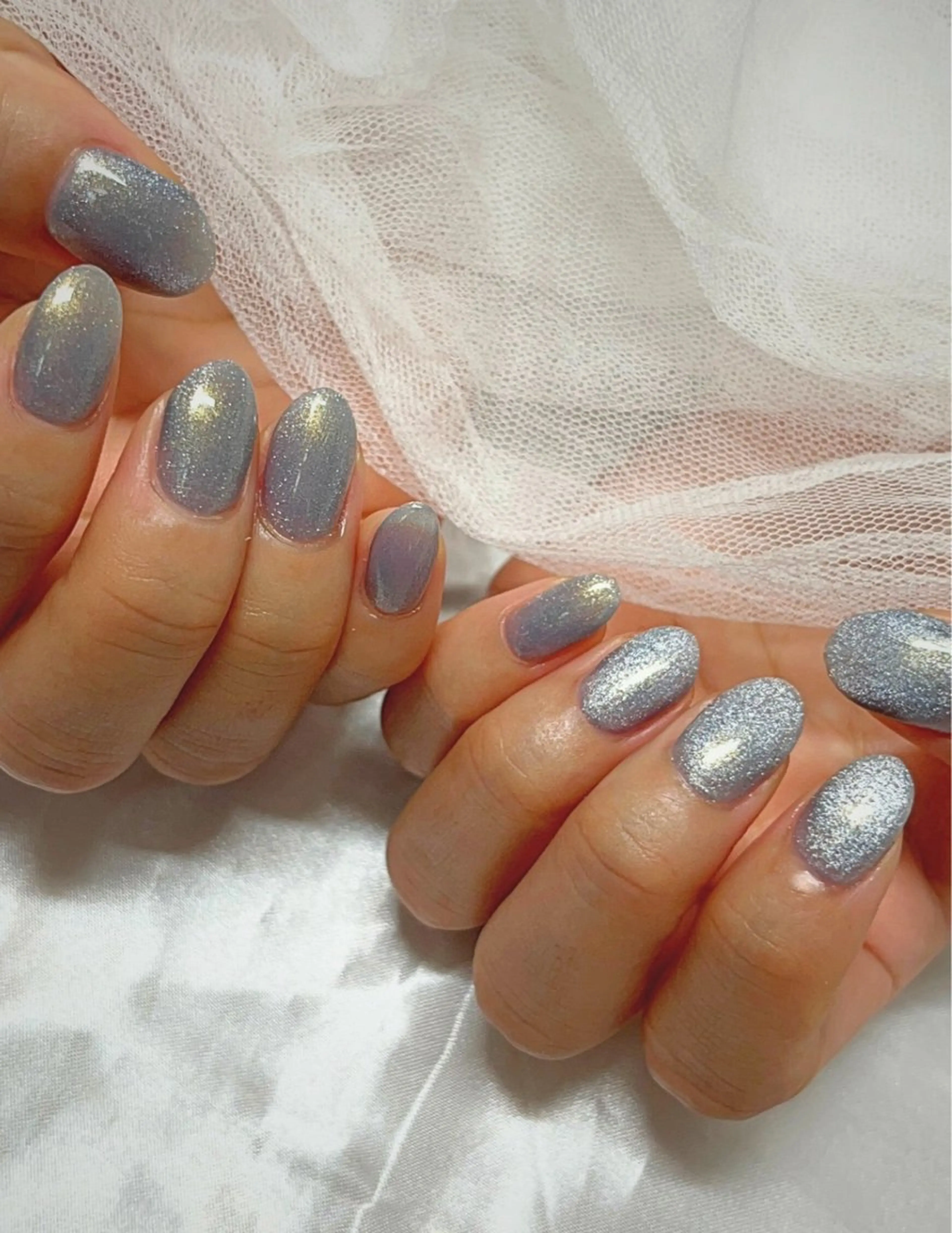 ネイル マグネットネイル マグネットワンカラー ワンカラーネイル Nail salon Loaのネイルデザイン