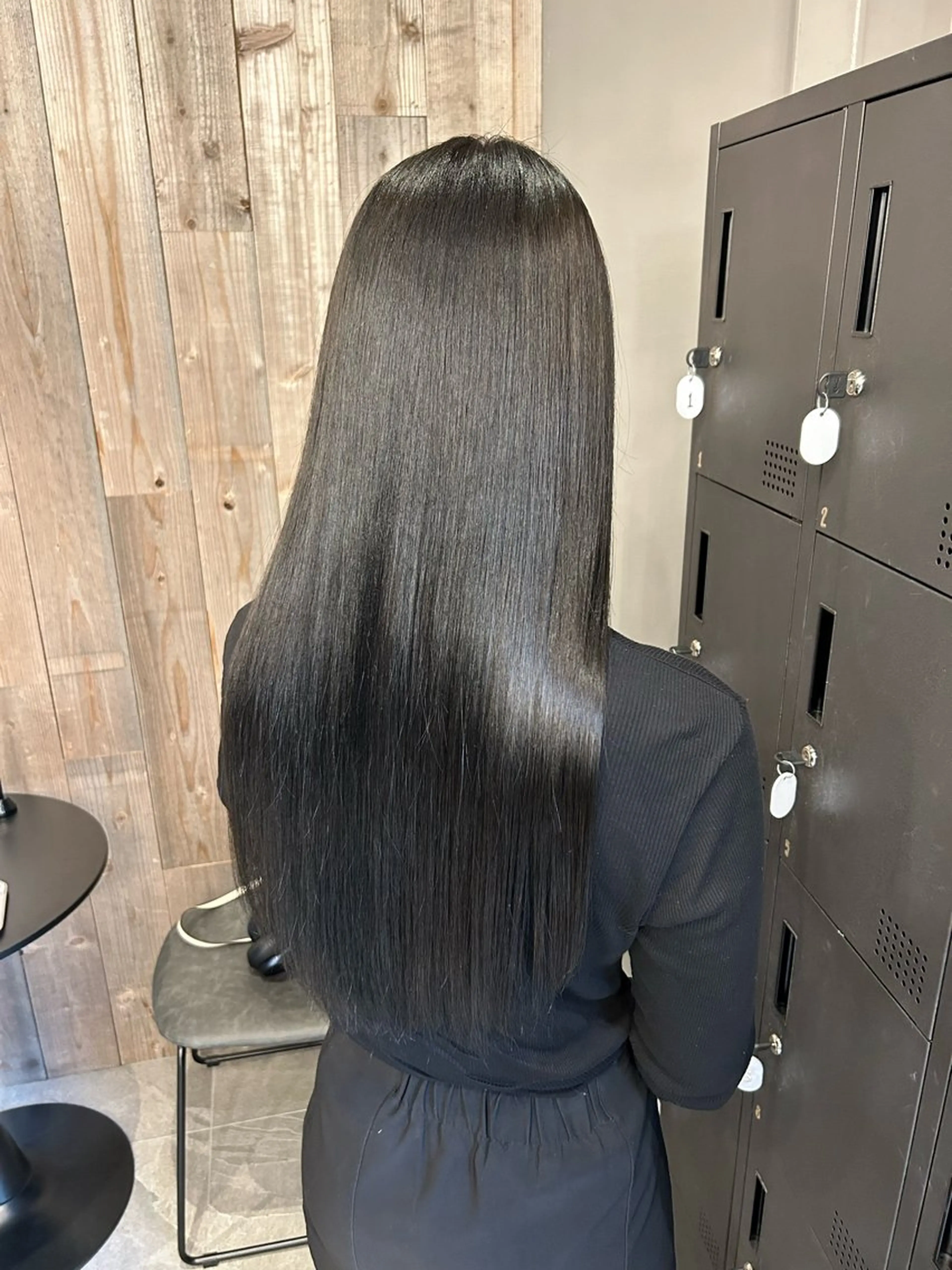 ロング 酸性ストレート パーマ 縮毛矯正 トリートメント 艶髪/髪質改善 yukaのヘアスタイル