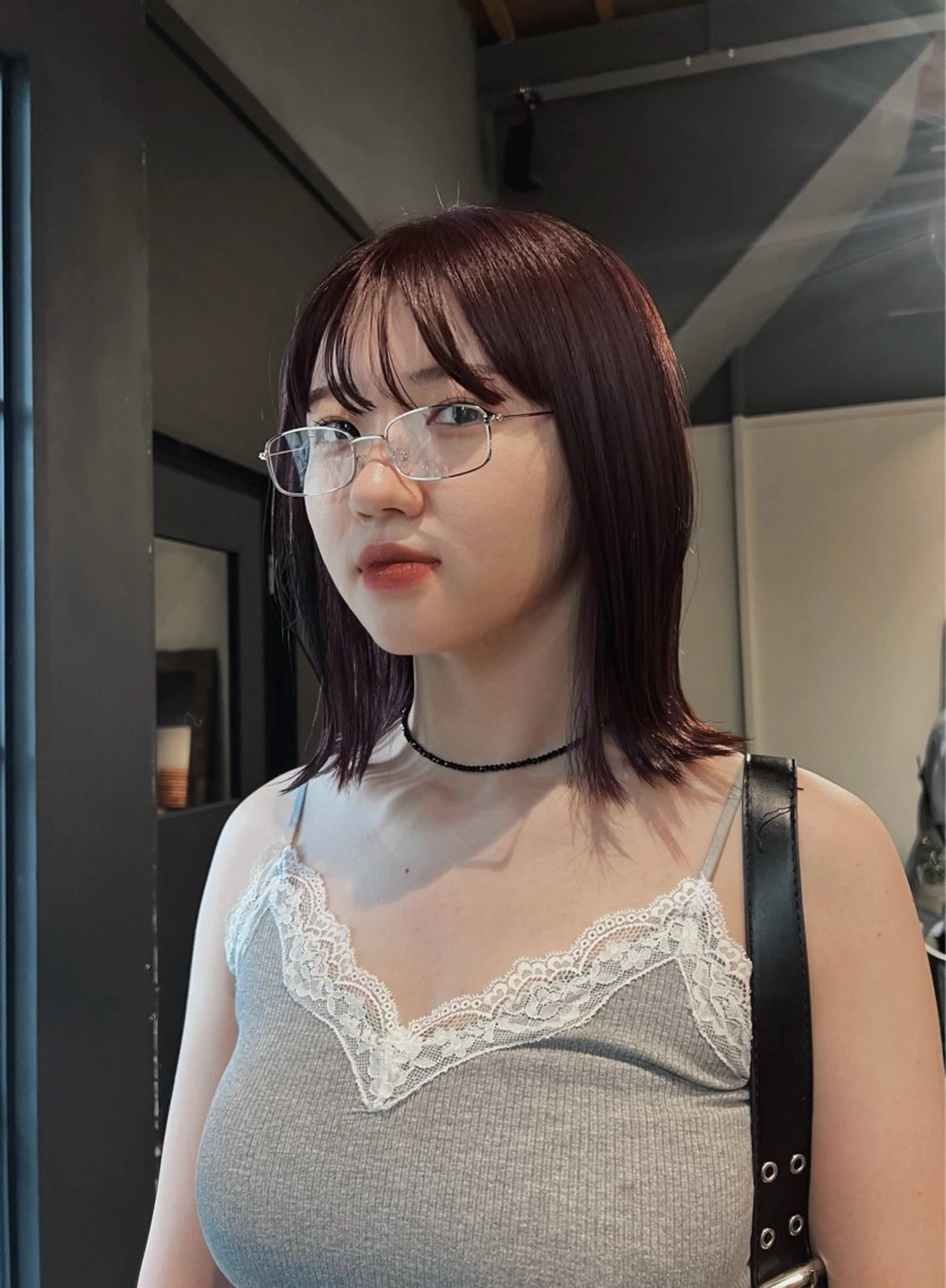 カラー the hinc所属・miyu /大阪 /レイヤーカットのヘアスタイル