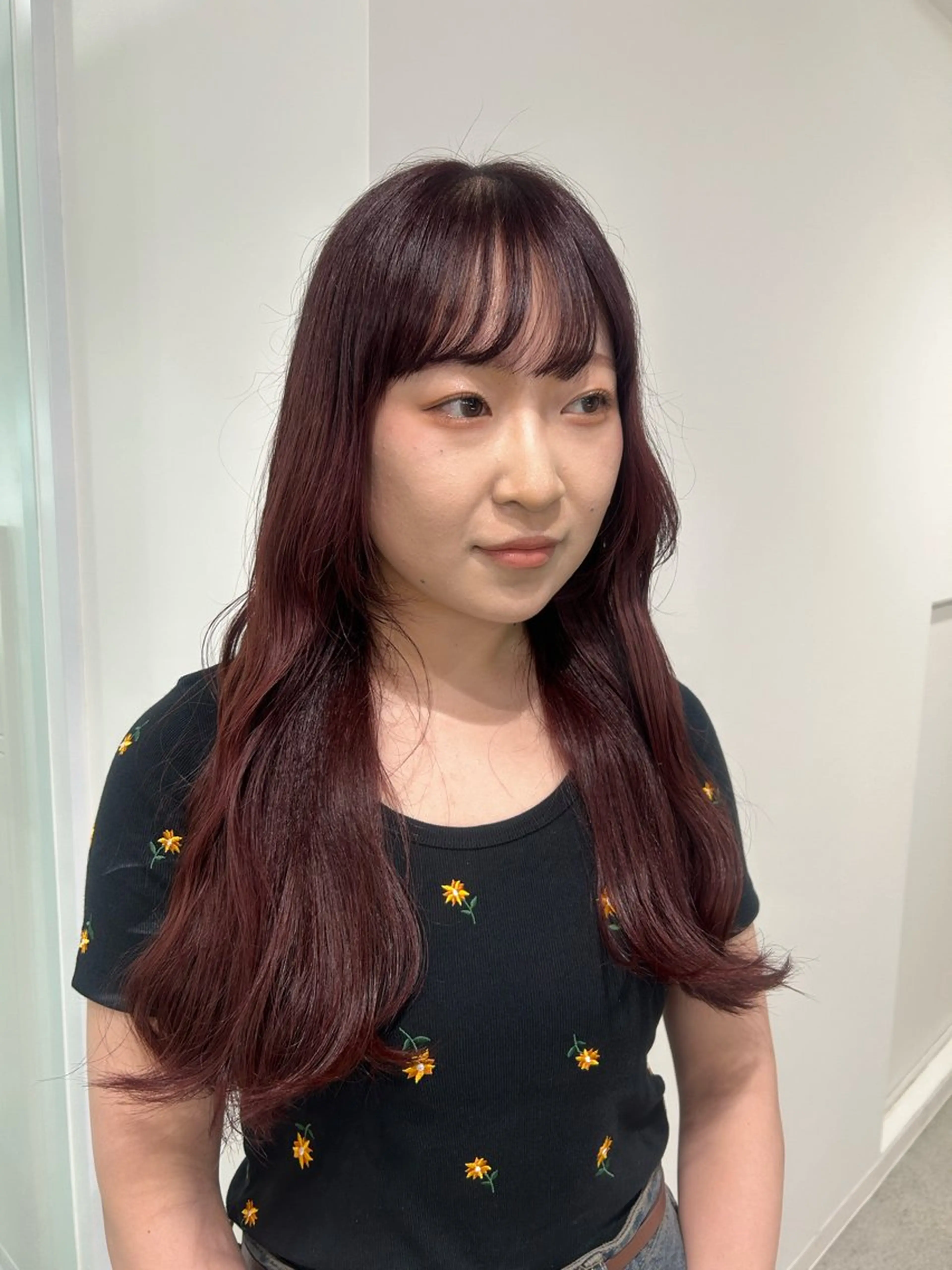 ロング カラー 愛結 暖色カラー🎀🩰のヘアスタイル