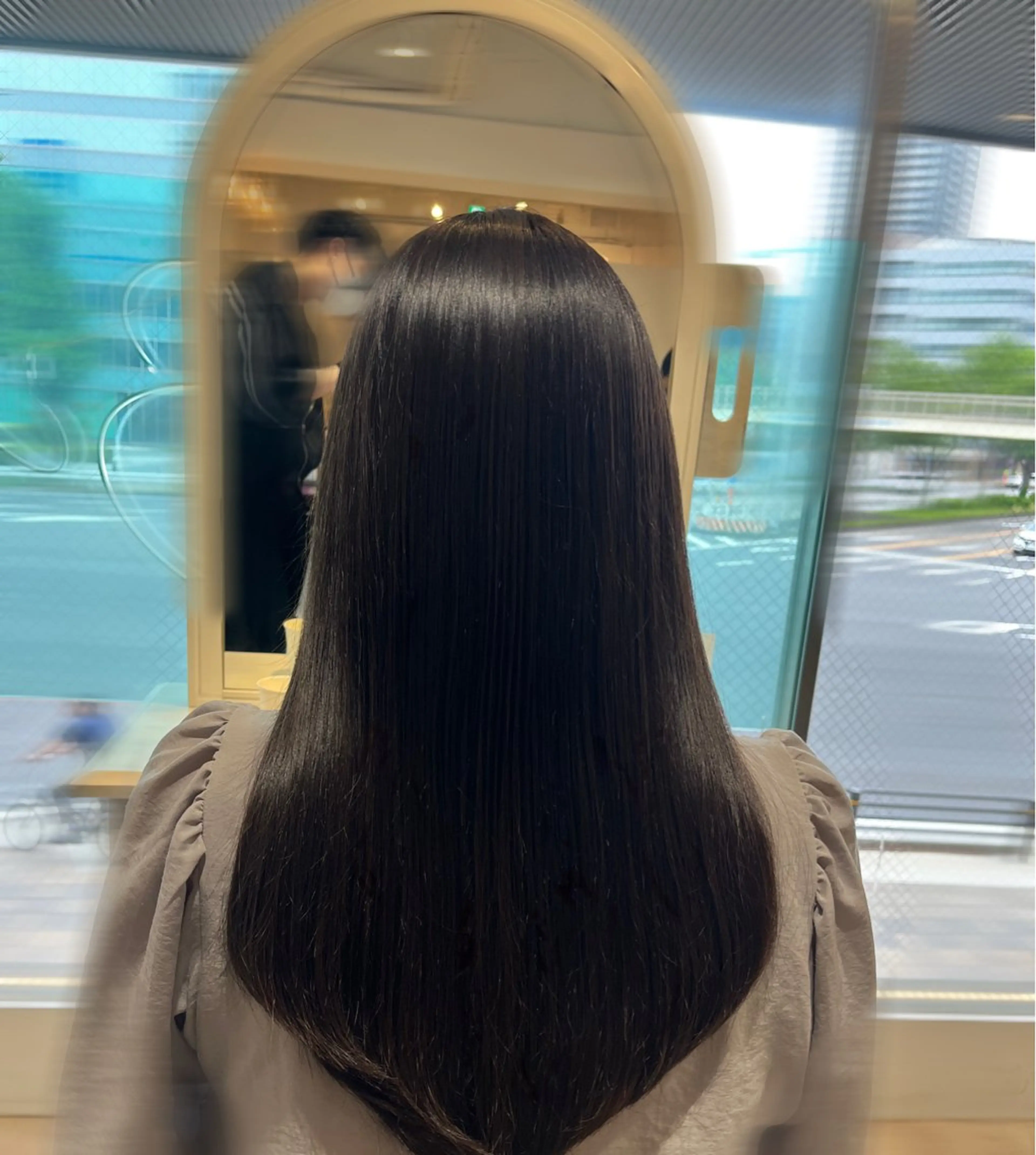 【平日限定🫧】カット＋カラー＋髪質改善トリートメント✂︎の写真