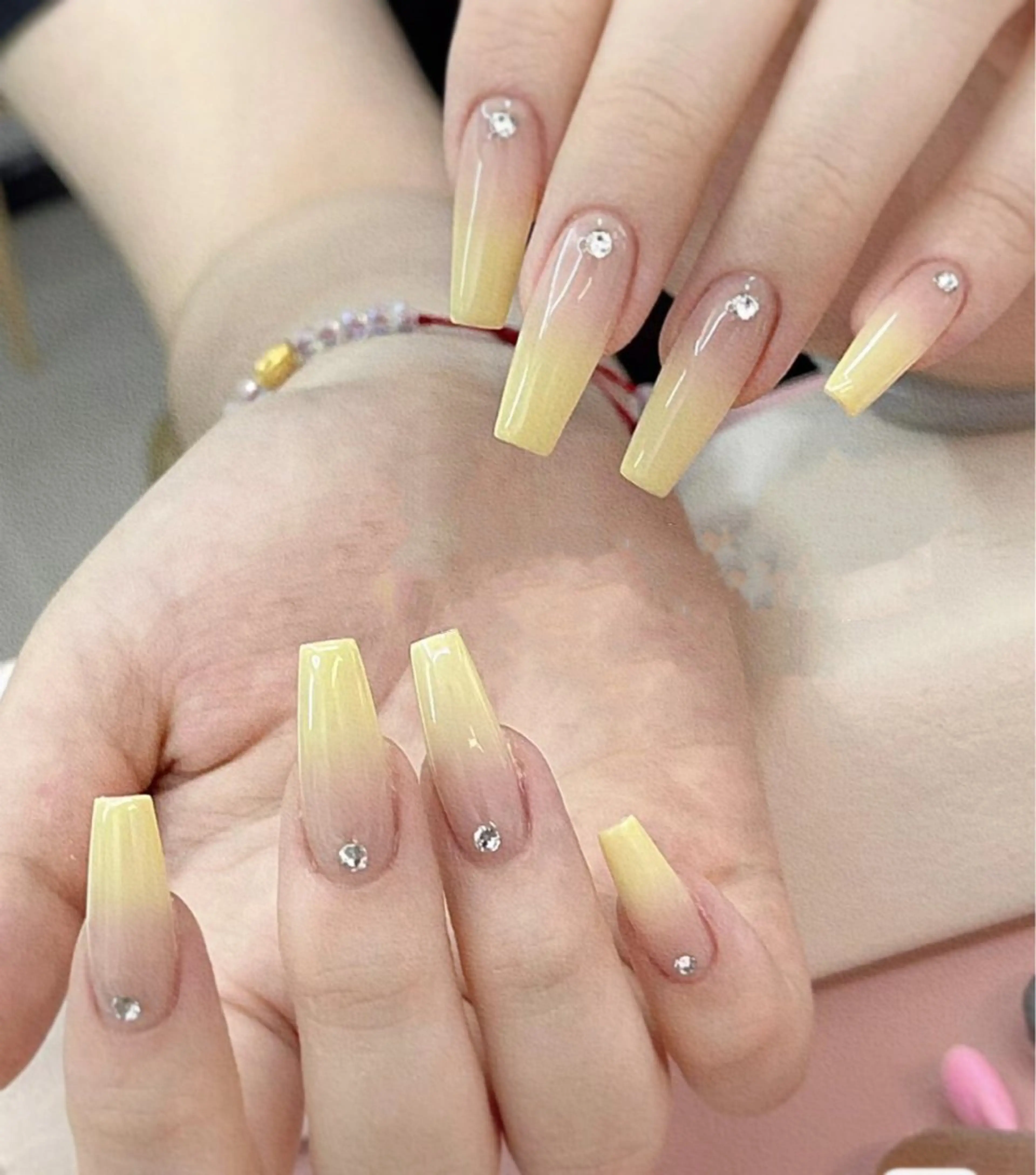 ネイル アートネイル チークネイル 長さ出し フラワーネイル ジェルネイル YK Beauty Salonのマツエク・マツパデザイン