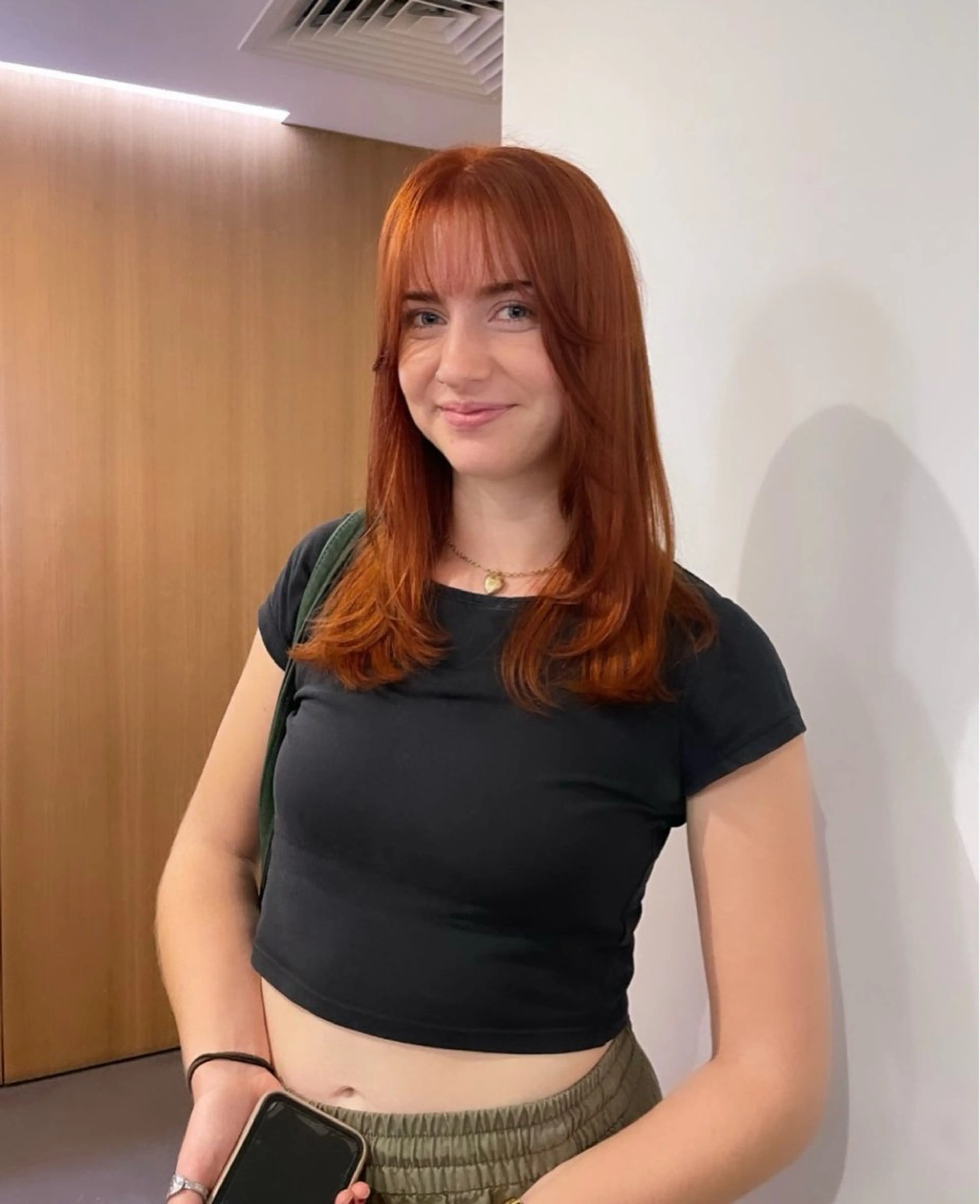 ロング カラー オレンジ ロング ヘアカラー 透明感カラー/外苑前 /MIRAI🇰🇷のヘアスタイル