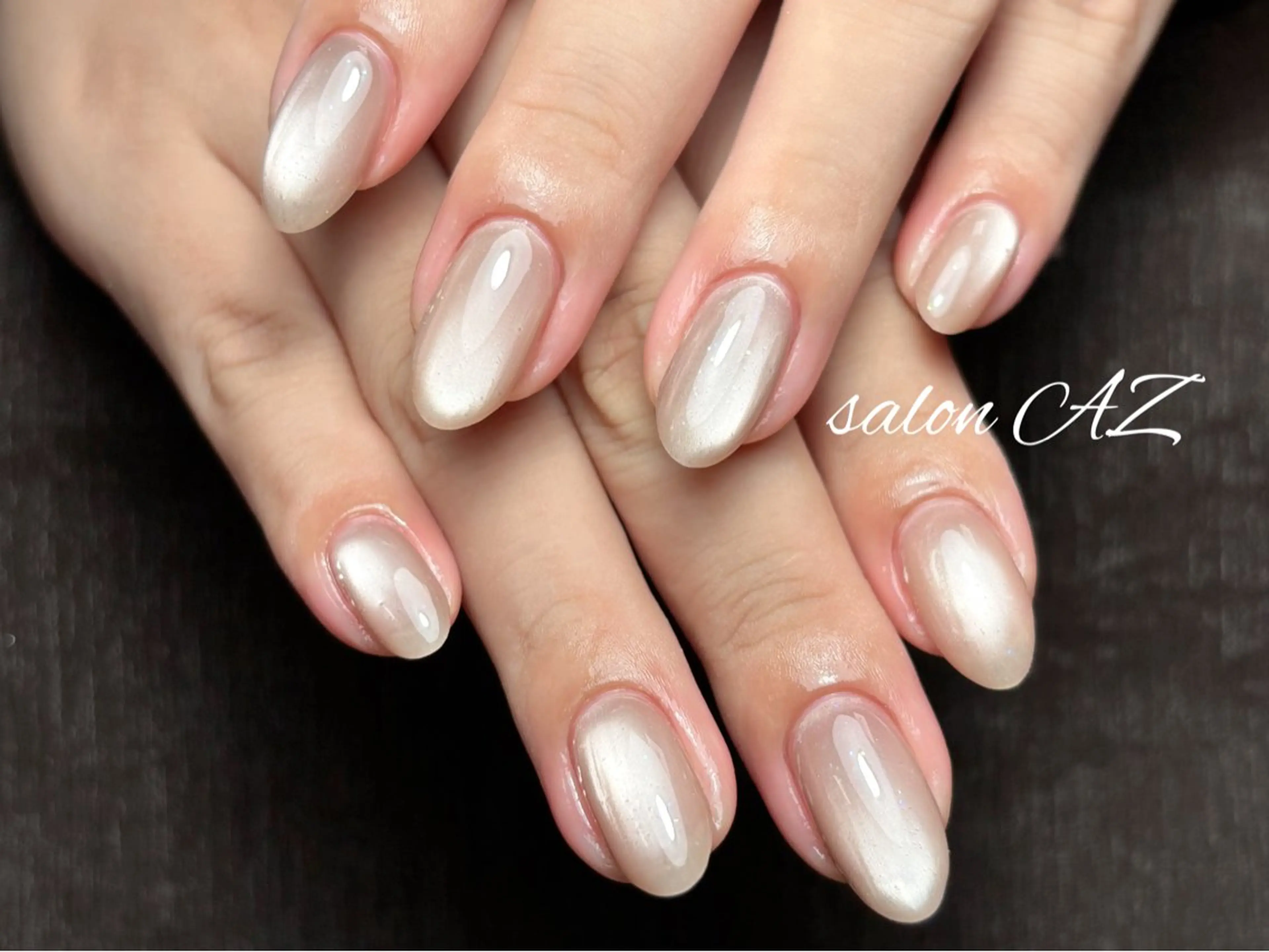 ネイル アートネイル 長さ出し フットネイル フレンチネイル ジェルネイル ハンドネイル salon AZのネイルデザイン