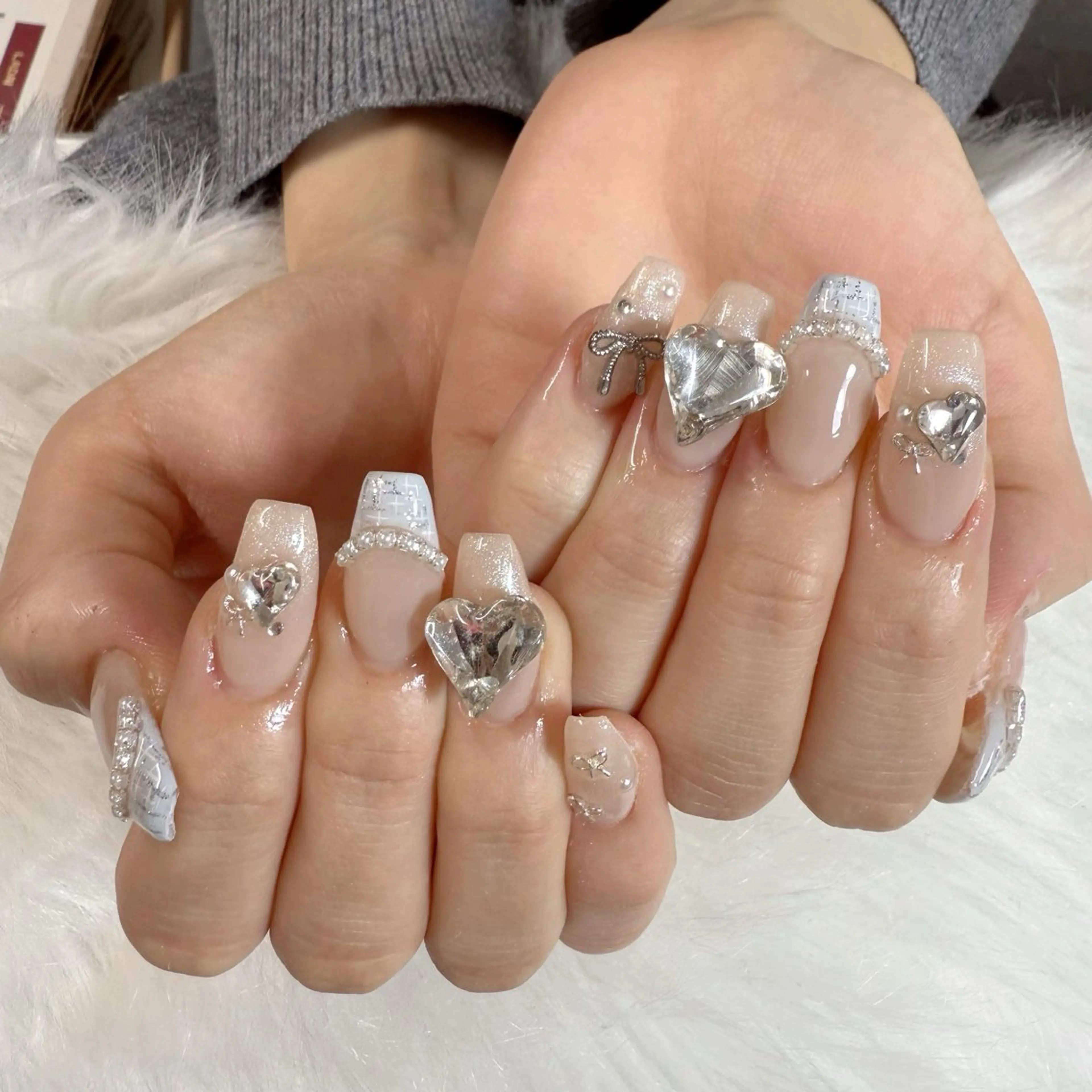 ネイル ハンドネイル 🎀nana🫧 ワンホンネイル🎀のネイルデザイン