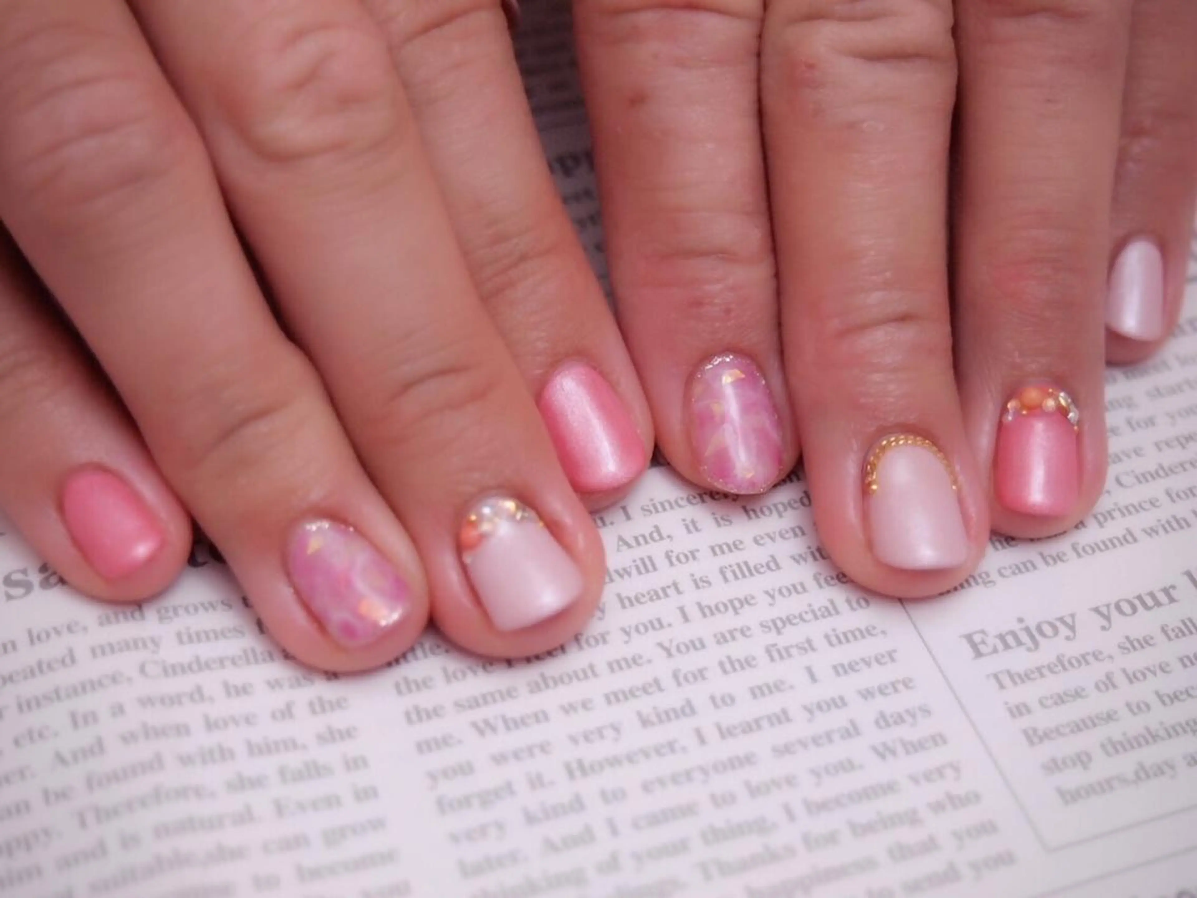 ネイル 大理石ネイル(マーブル) NAIL'S MODAのネイルデザイン