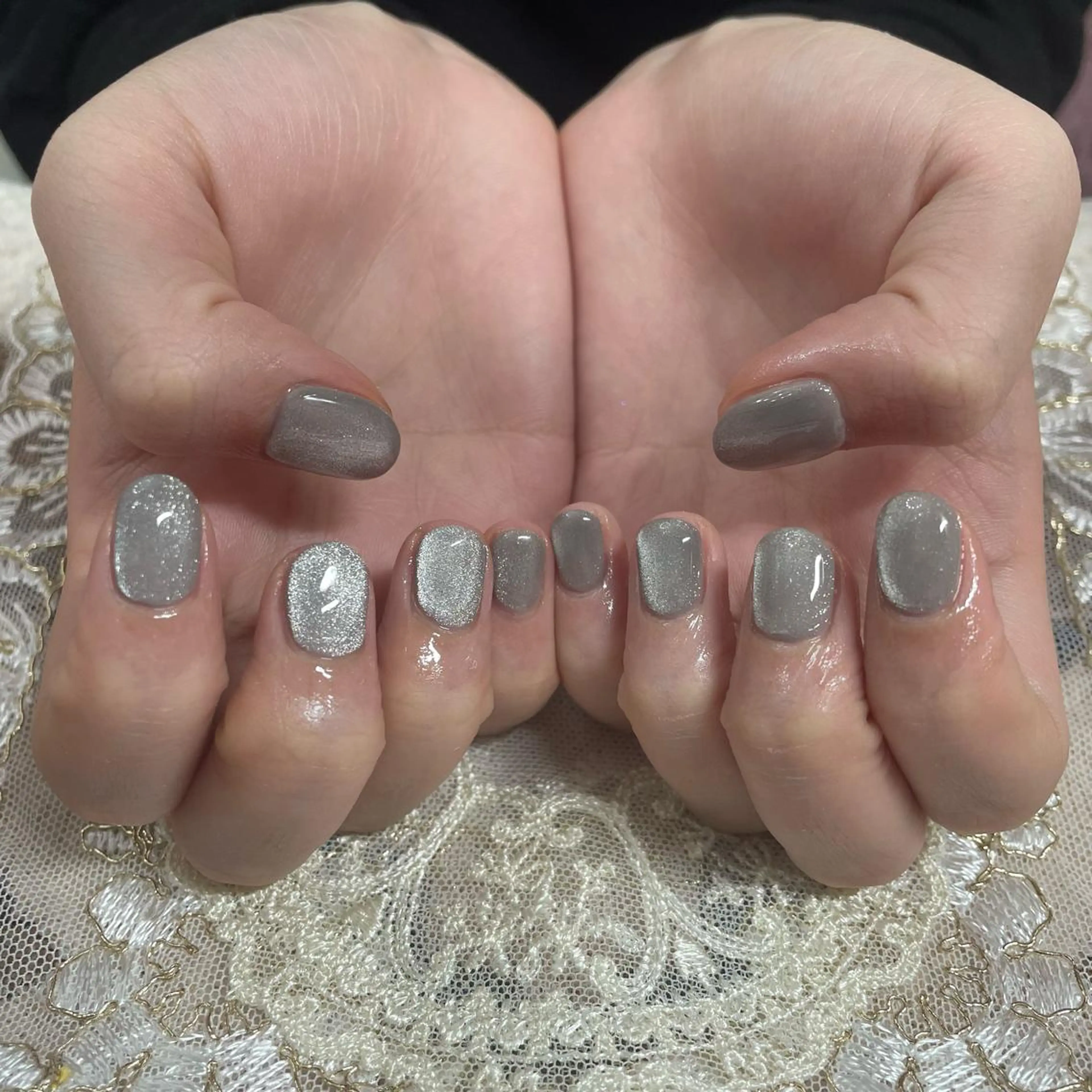 ネイル ジェルネイル マグネットネイル J terrace Nailのネイルデザイン