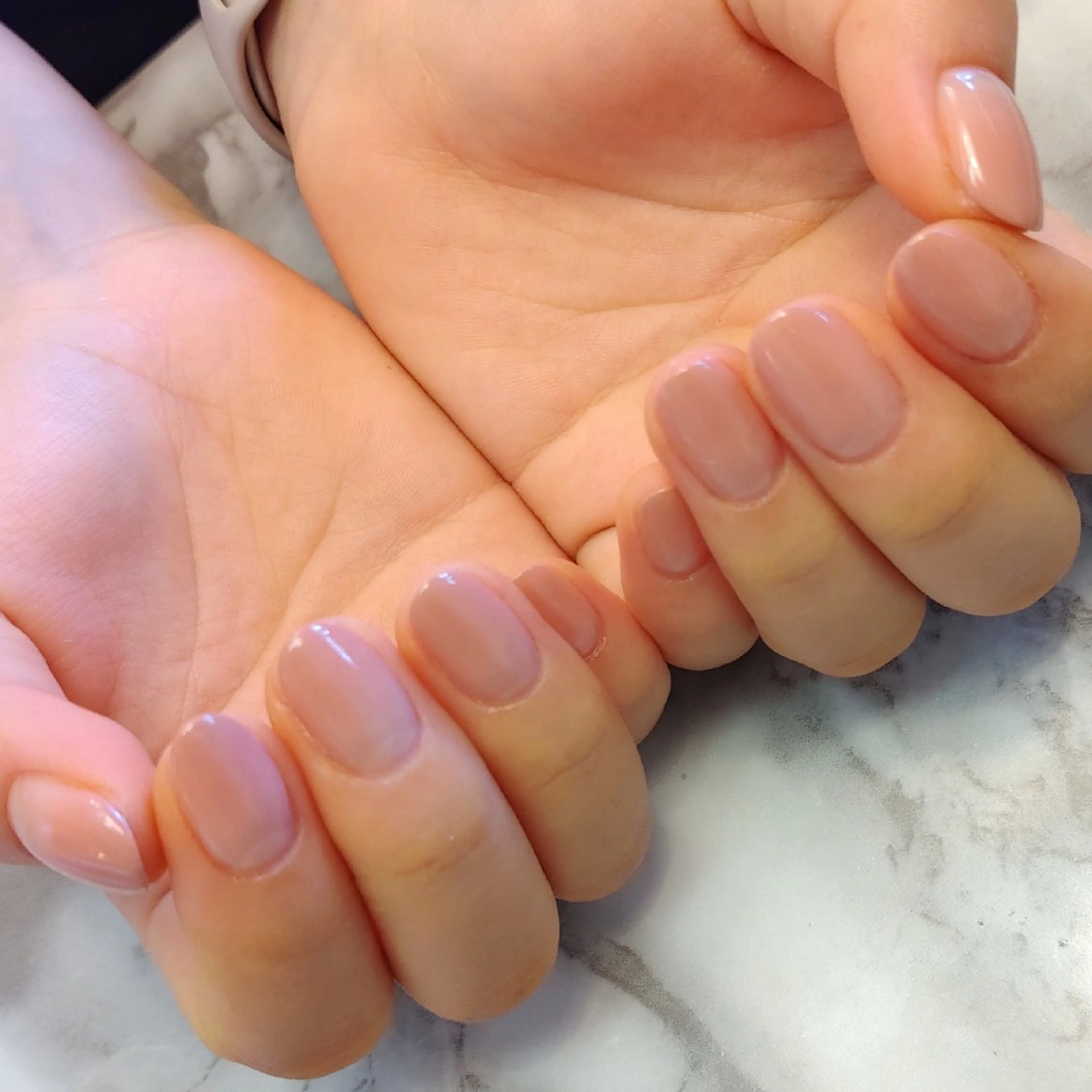 ネイル ワンカラーネイル ジェヌインネイル 河内のネイルデザイン