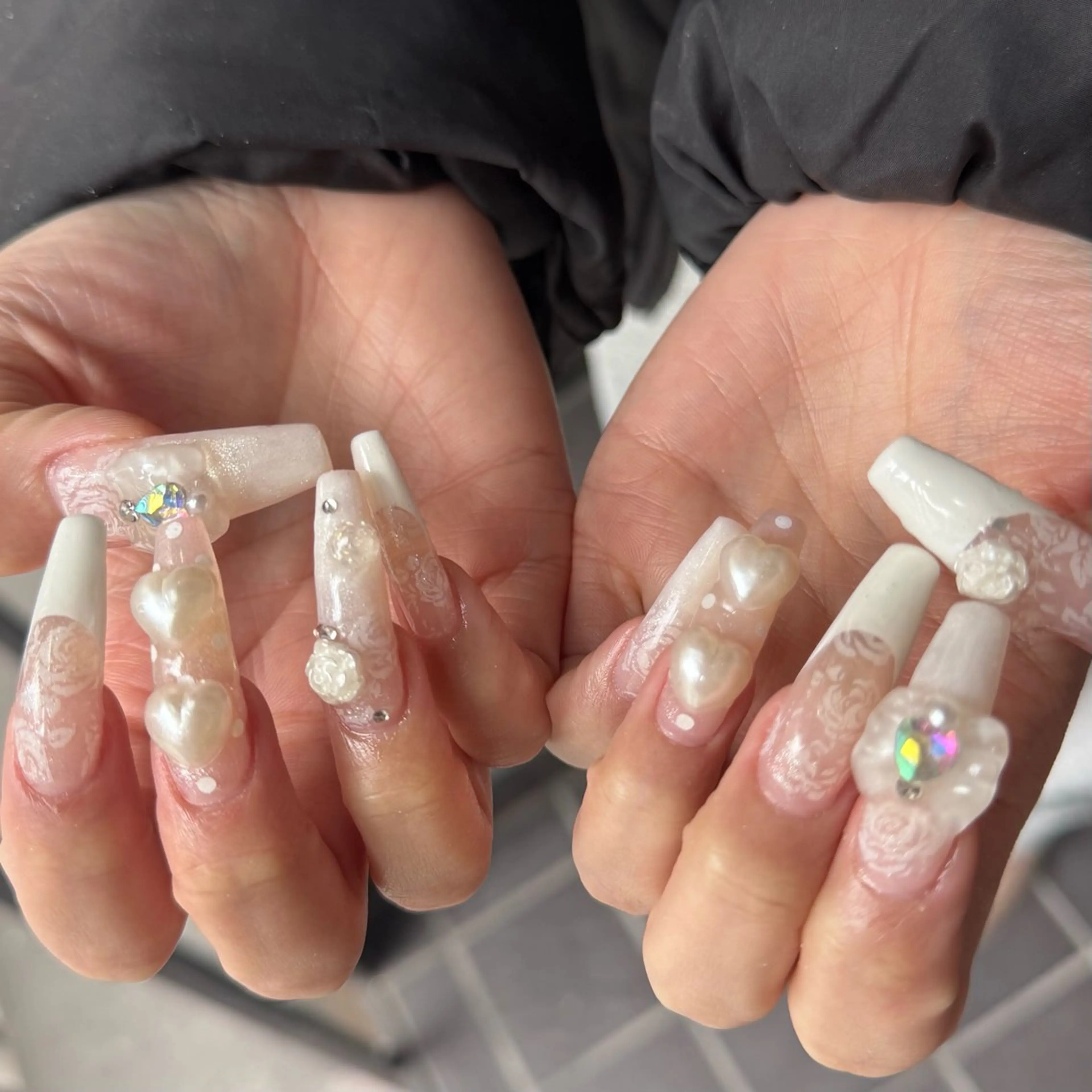 ロング 小川 柚香のネイルデザイン