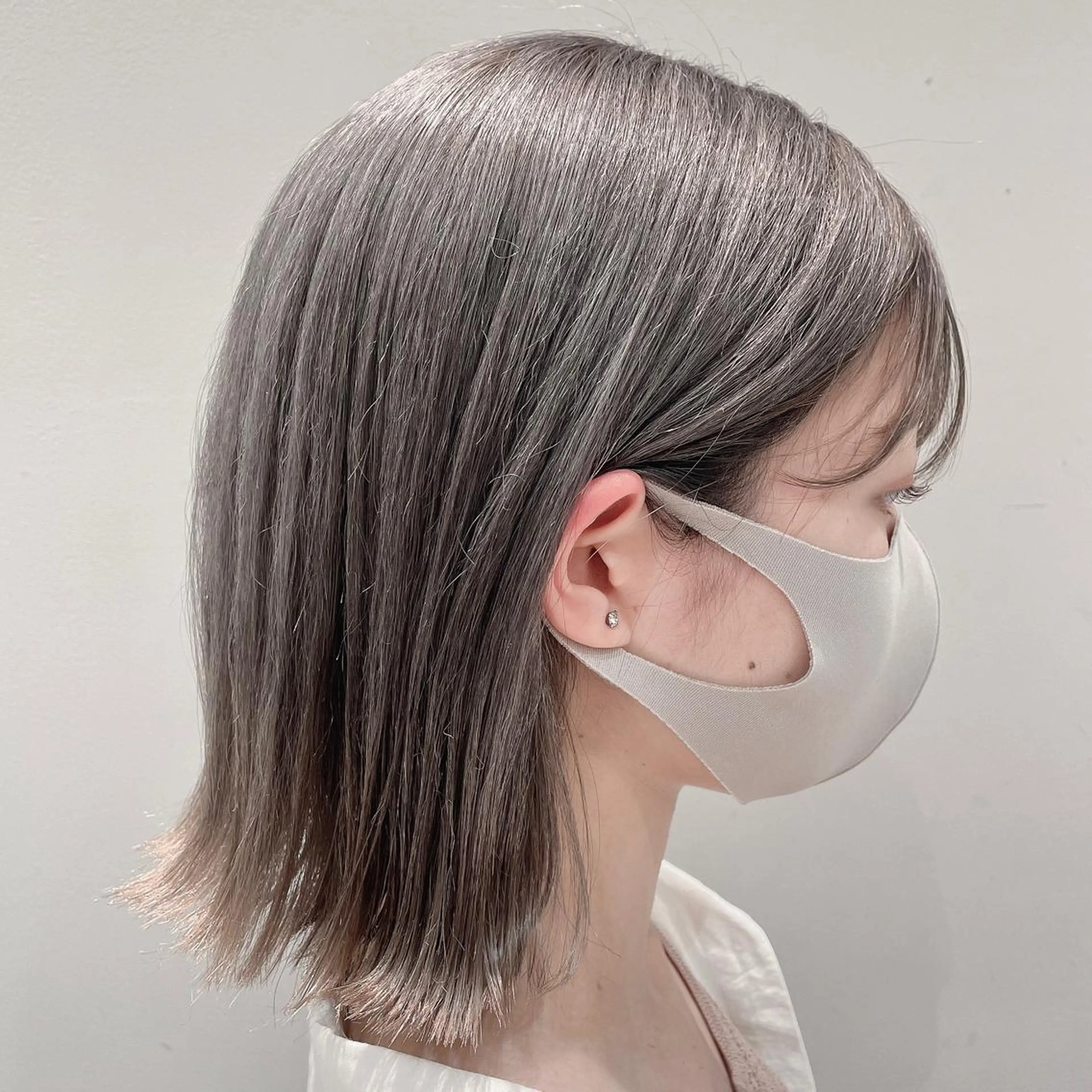 ミディアム カラー ピンクカラー カット ヘアカラー トリートメント 🦖鶴岡香純🦖 産休中のヘアスタイル