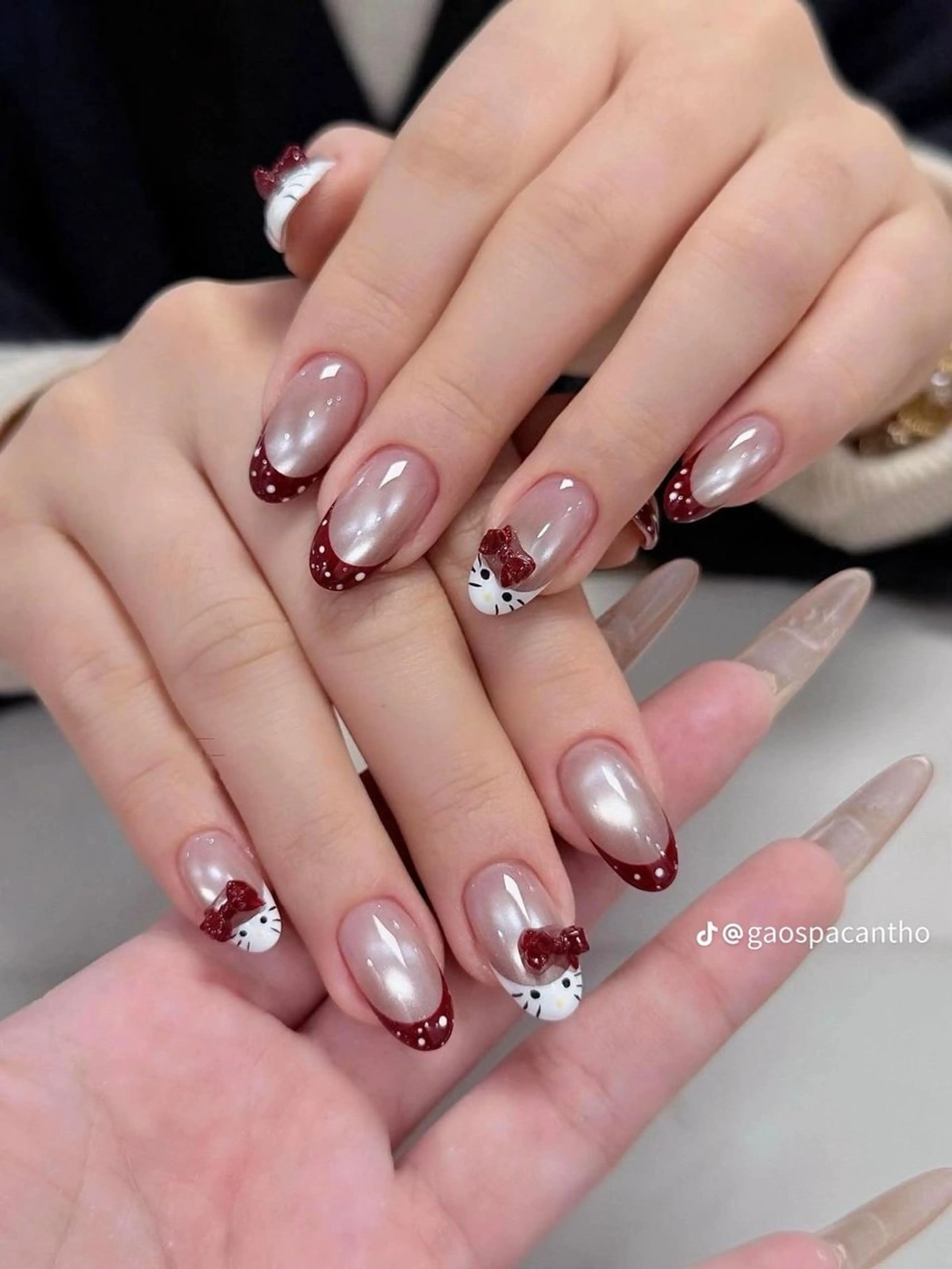 ネイル グラデーション ラメ(グリッター) マグネットネイル ミラーネイル ニュアンスネイル ハンドネイル Lumi de nails所属・Lumi de nailsのネイルデザイン