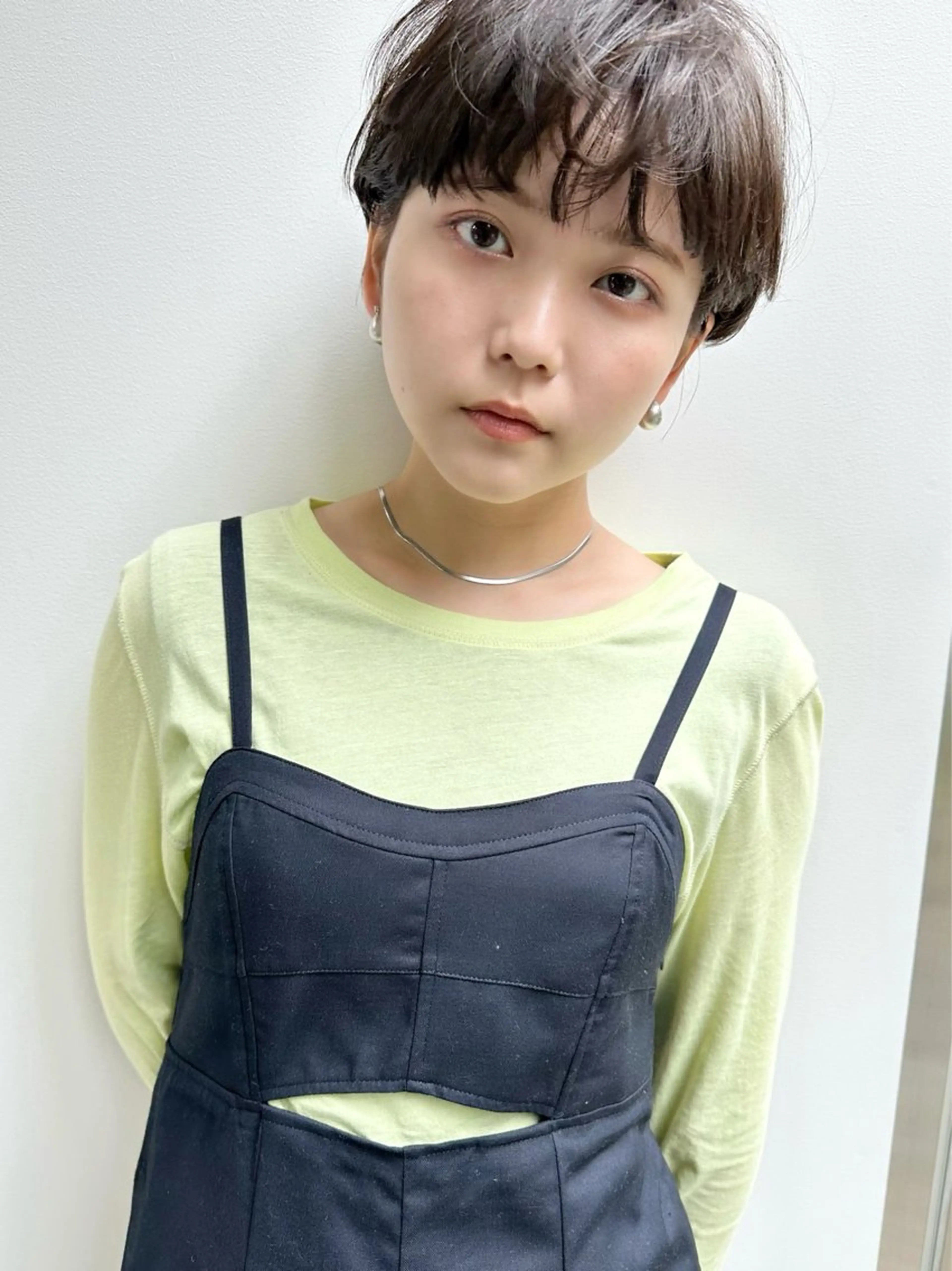 ショート ショート ボブ 梅田 木戸健人のヘアスタイル