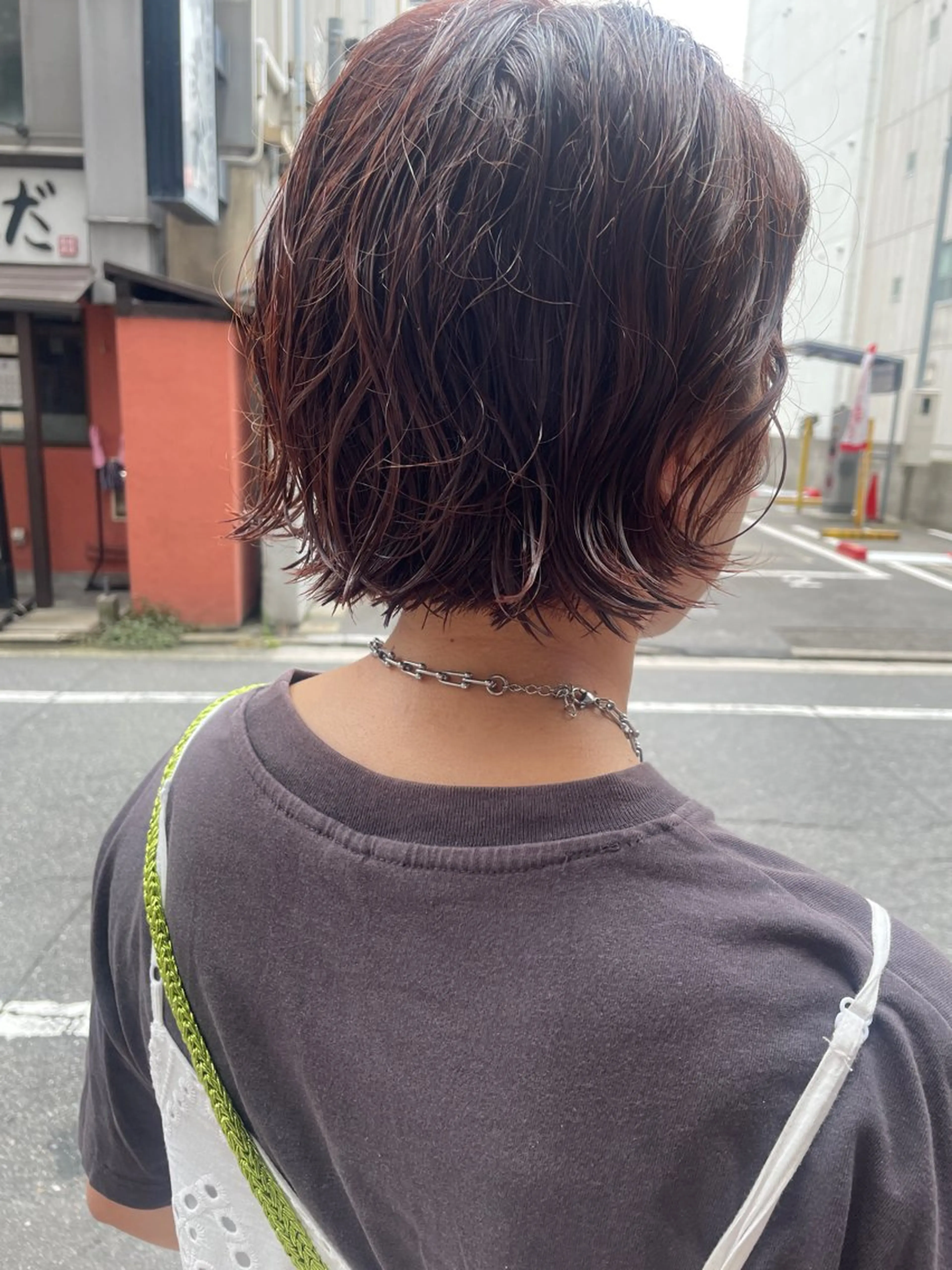 ショート パーマ カット パーマ さの あやねのヘアスタイル