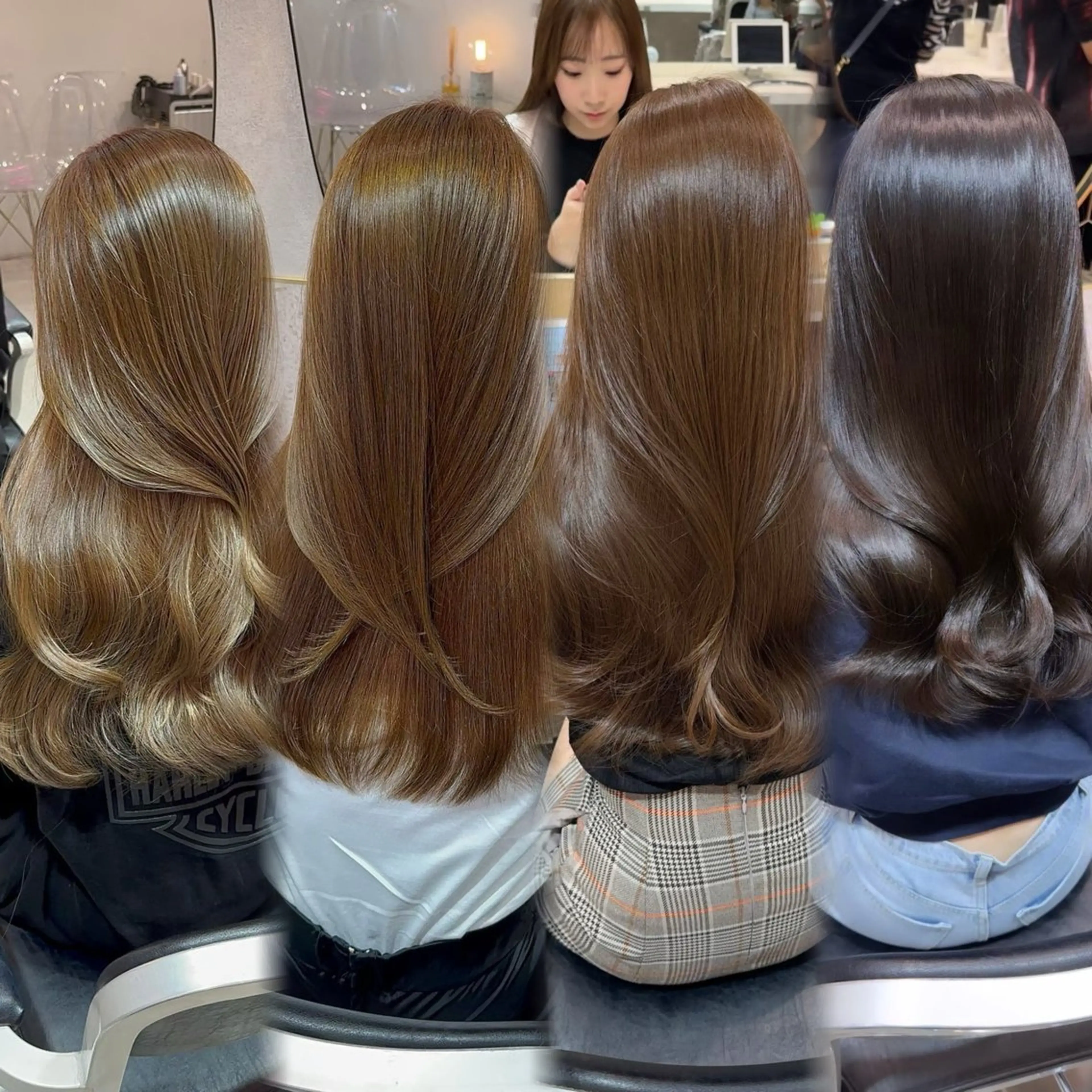 🫧人気NO1🫧小顔カット+カラー+ケラスターゼカクテル超音波トリートメントの写真