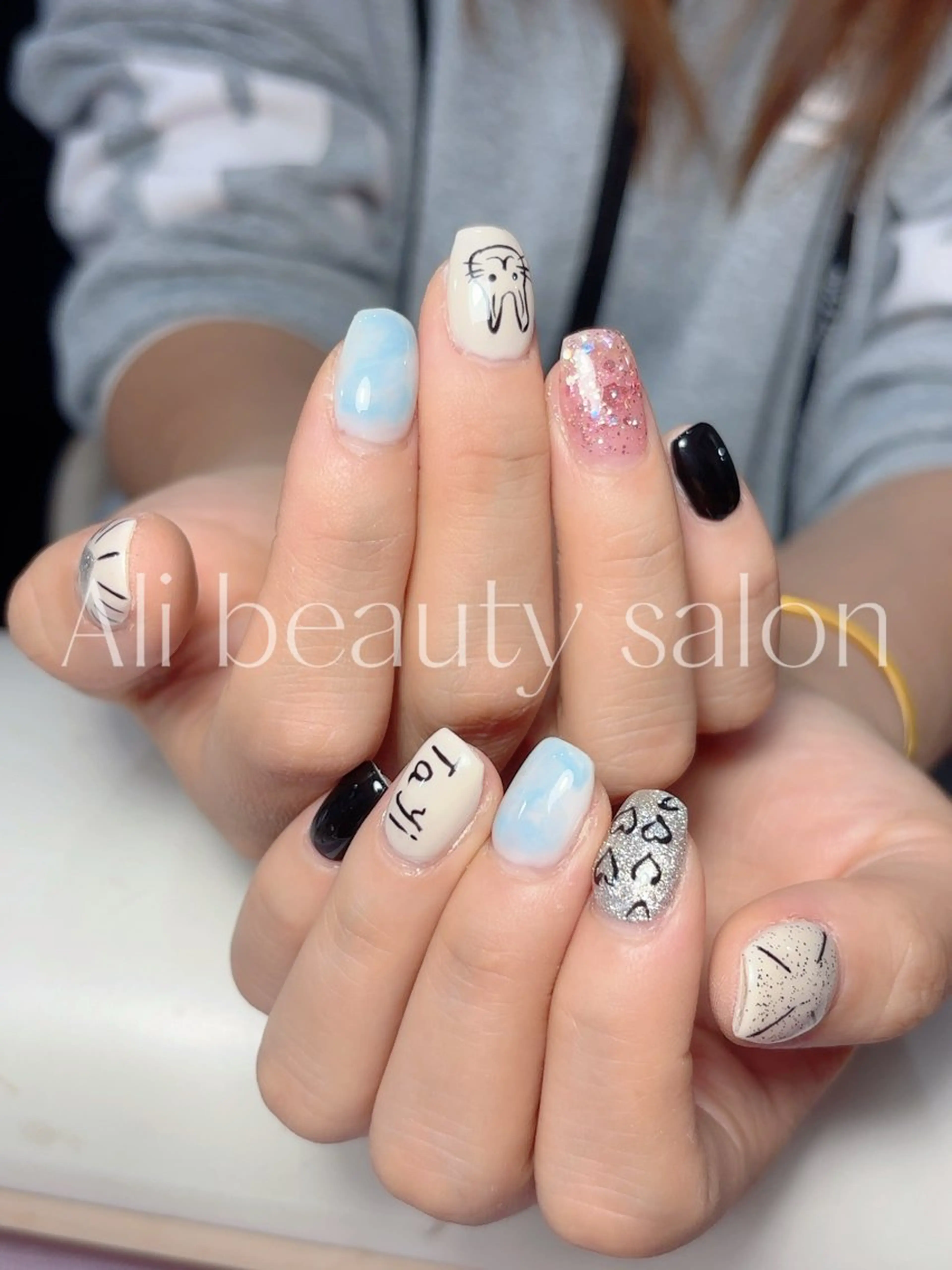 ネイル 持ち込み ハンドネイル Ali 新小岩 ネイル専門のネイルデザイン