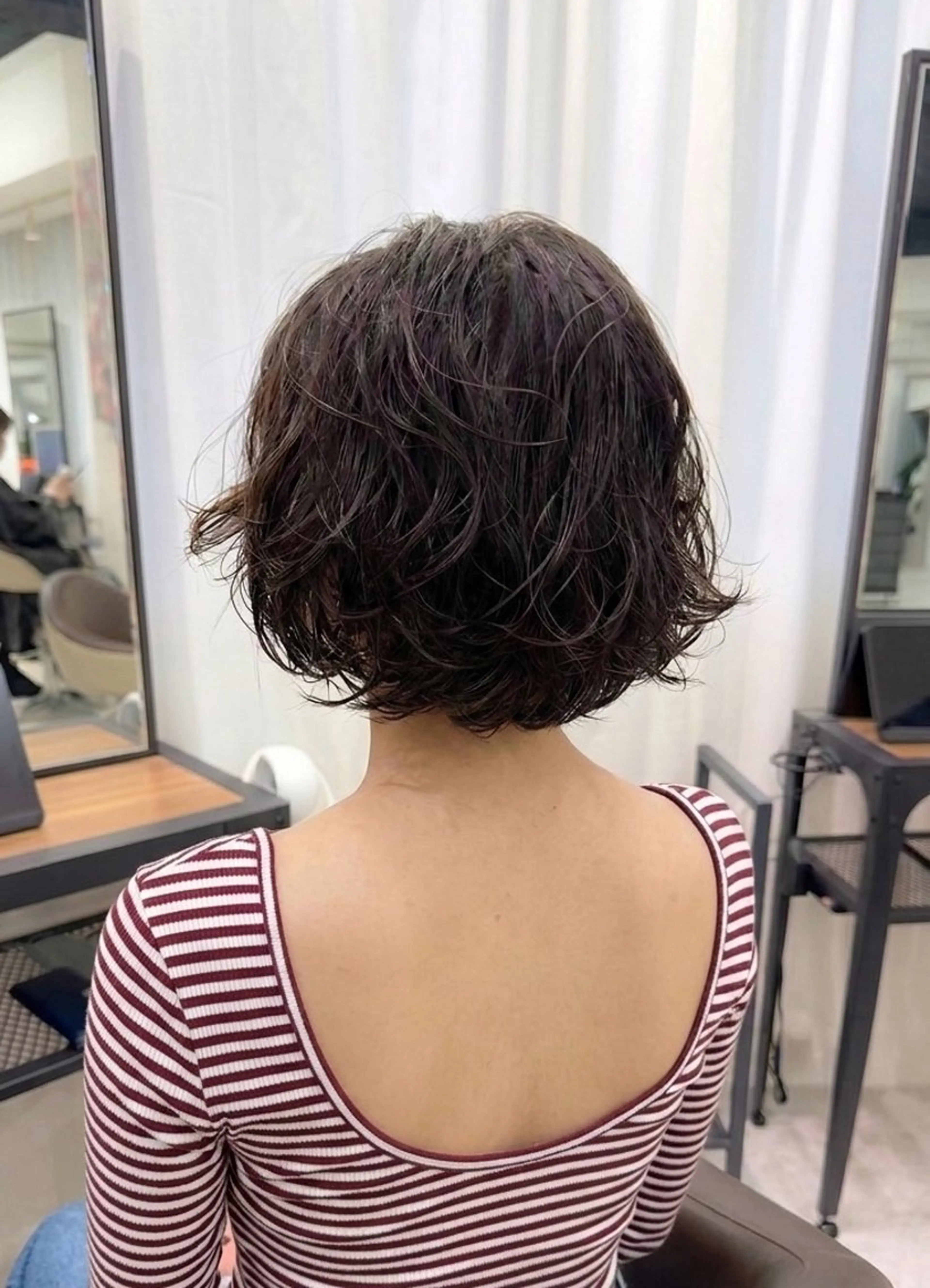 パーマ ボブ ニュアンスパーマ CLETO HONOKAのヘアスタイル