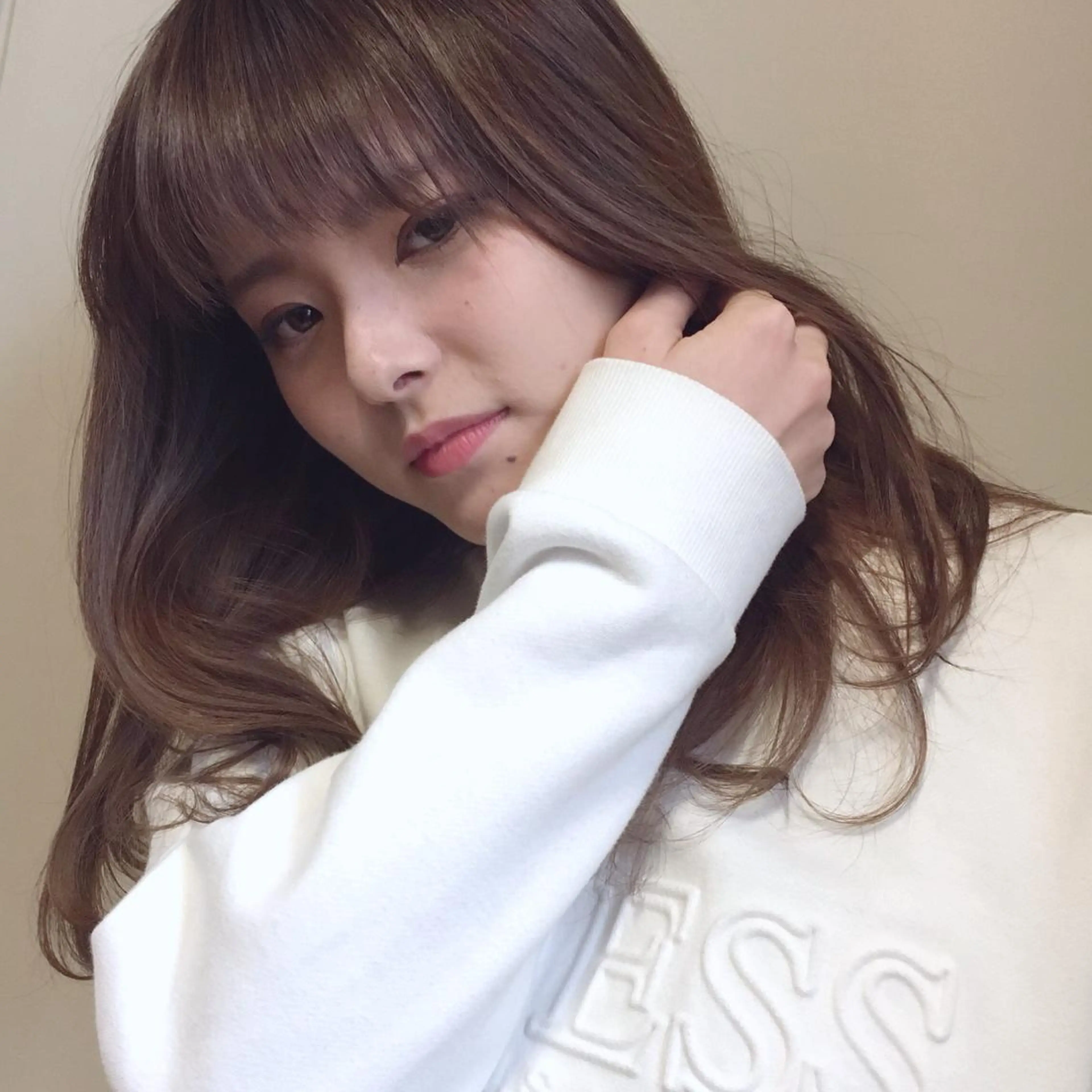 セミロング カラー ヘアアレンジ 上川 美幸のヘアスタイル