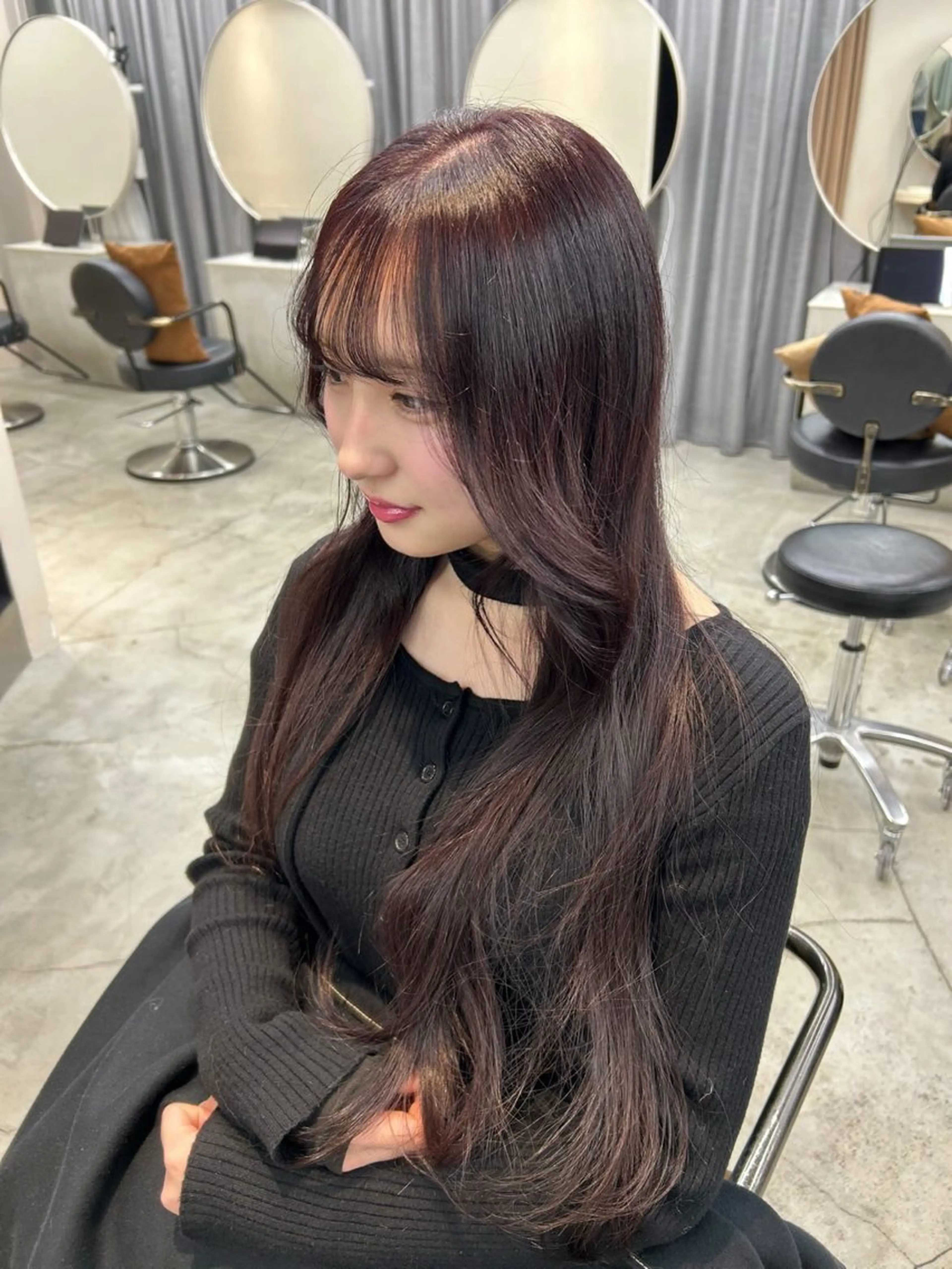 ロング カラー ヘアカラー トリートメント カラーモデル募集✨ 原宿/表参道　ひなたのヘアスタイル