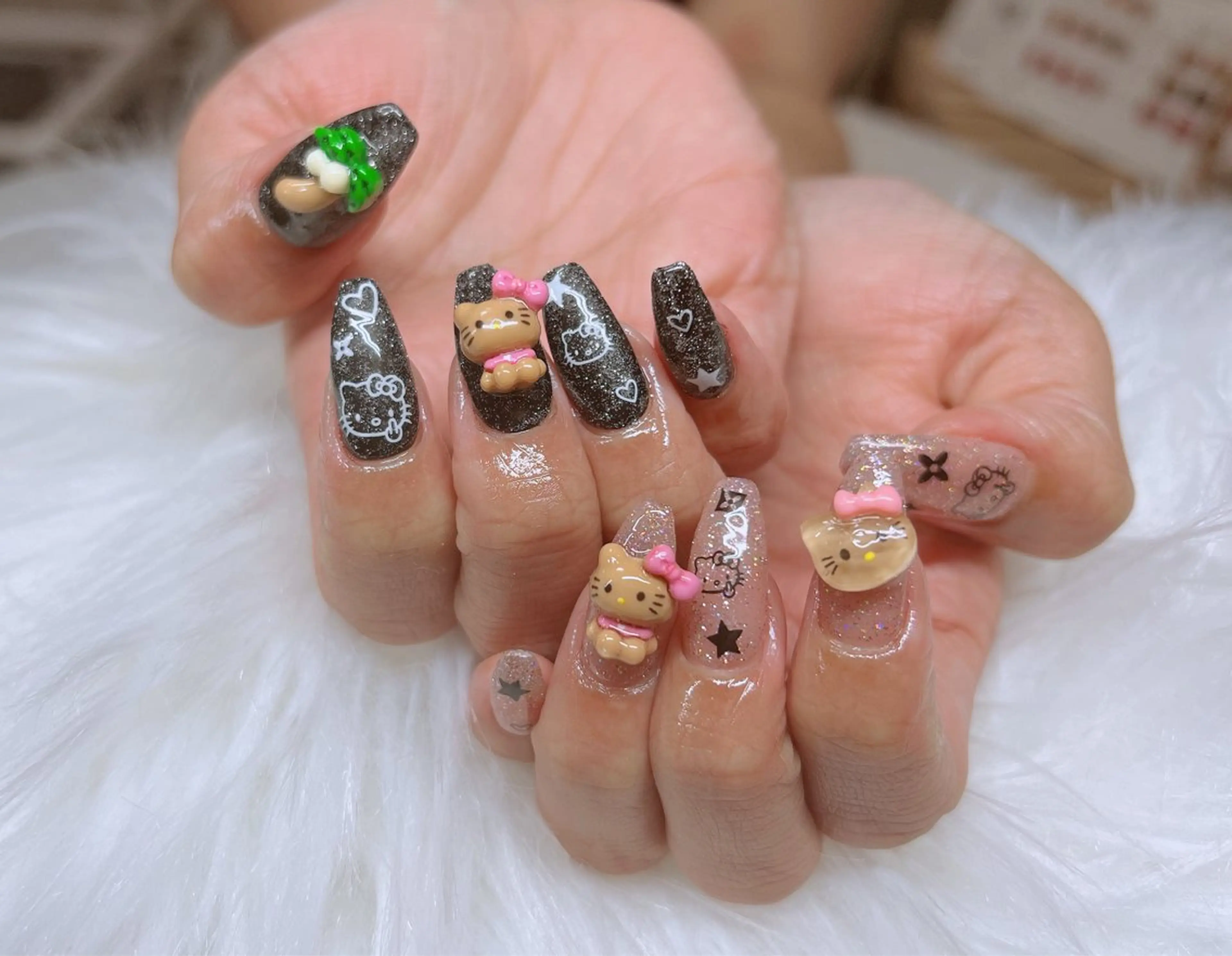 ネイル 長さ出し フラッシュネイル フットネイル フレンチネイル 韓国ネイル Lee _nailのネイルデザイン