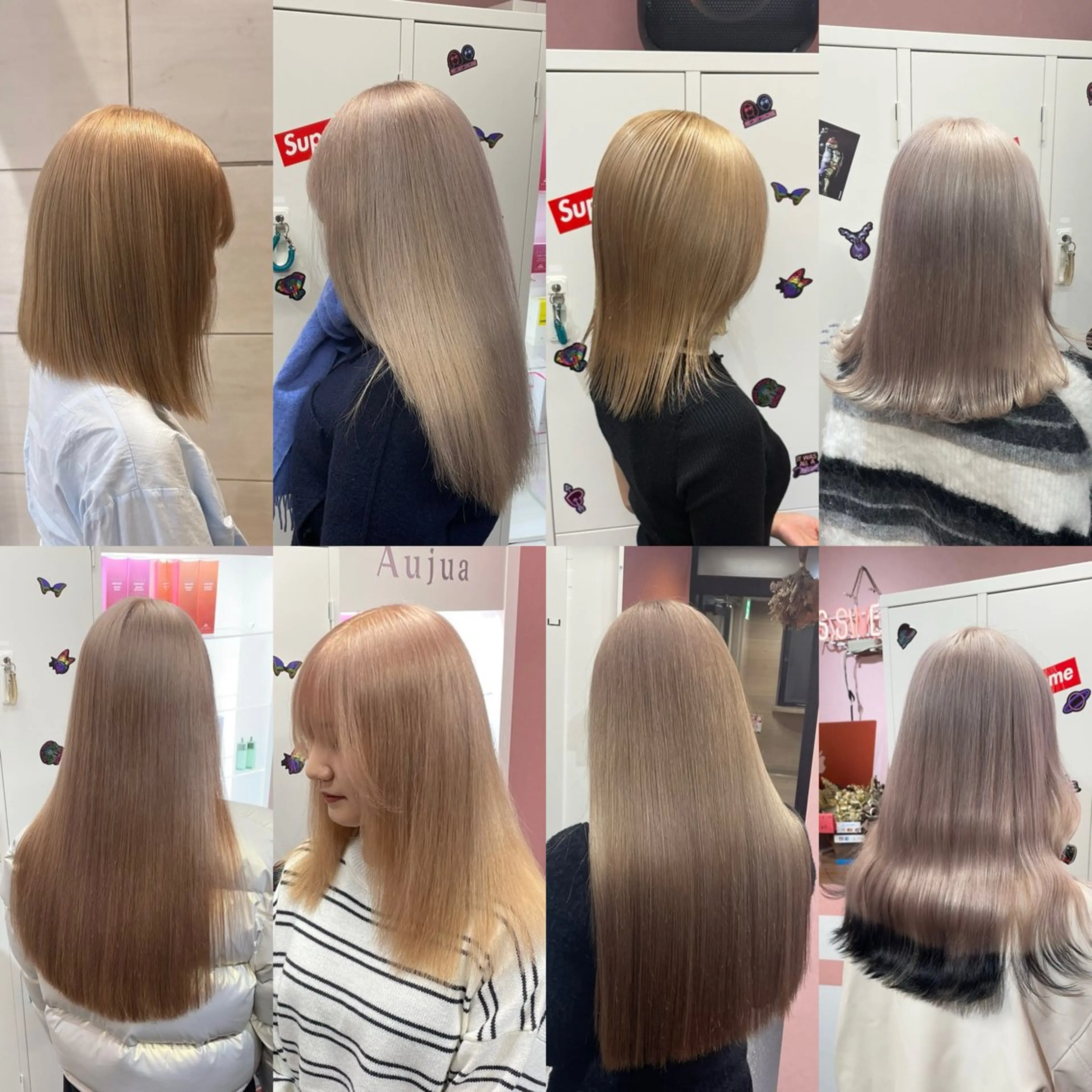 🧸ミルクティーメニュー🧸ホワイトブリーチ＋フルカラーの写真