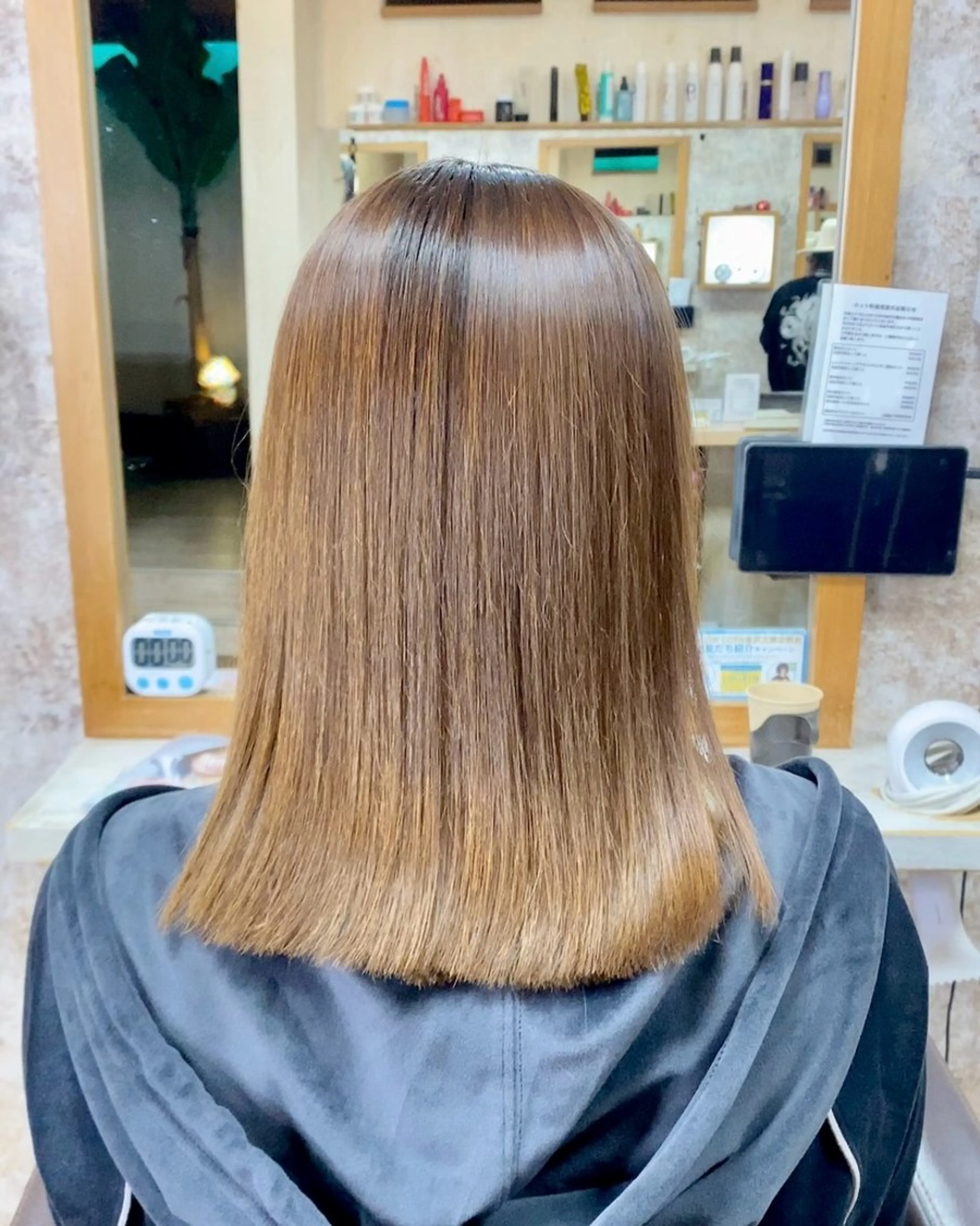 ミディアム ウエチ シオミ 金沢文庫のヘアスタイル